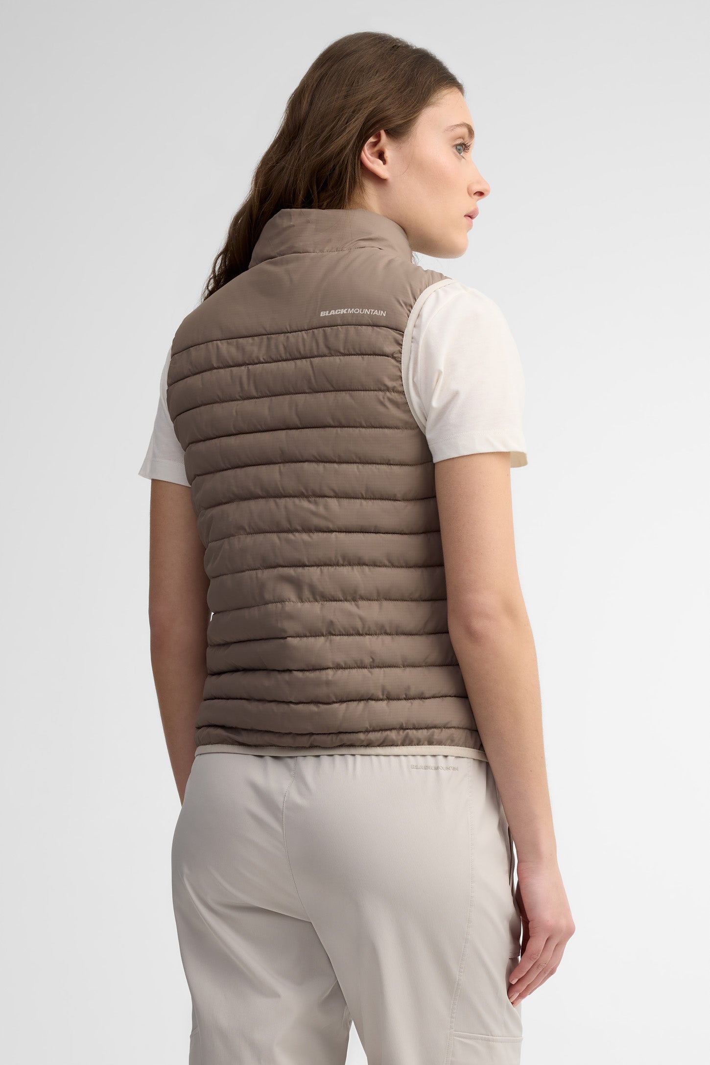 Veste matelassée sans manches en ripstop - Femme && BRUN