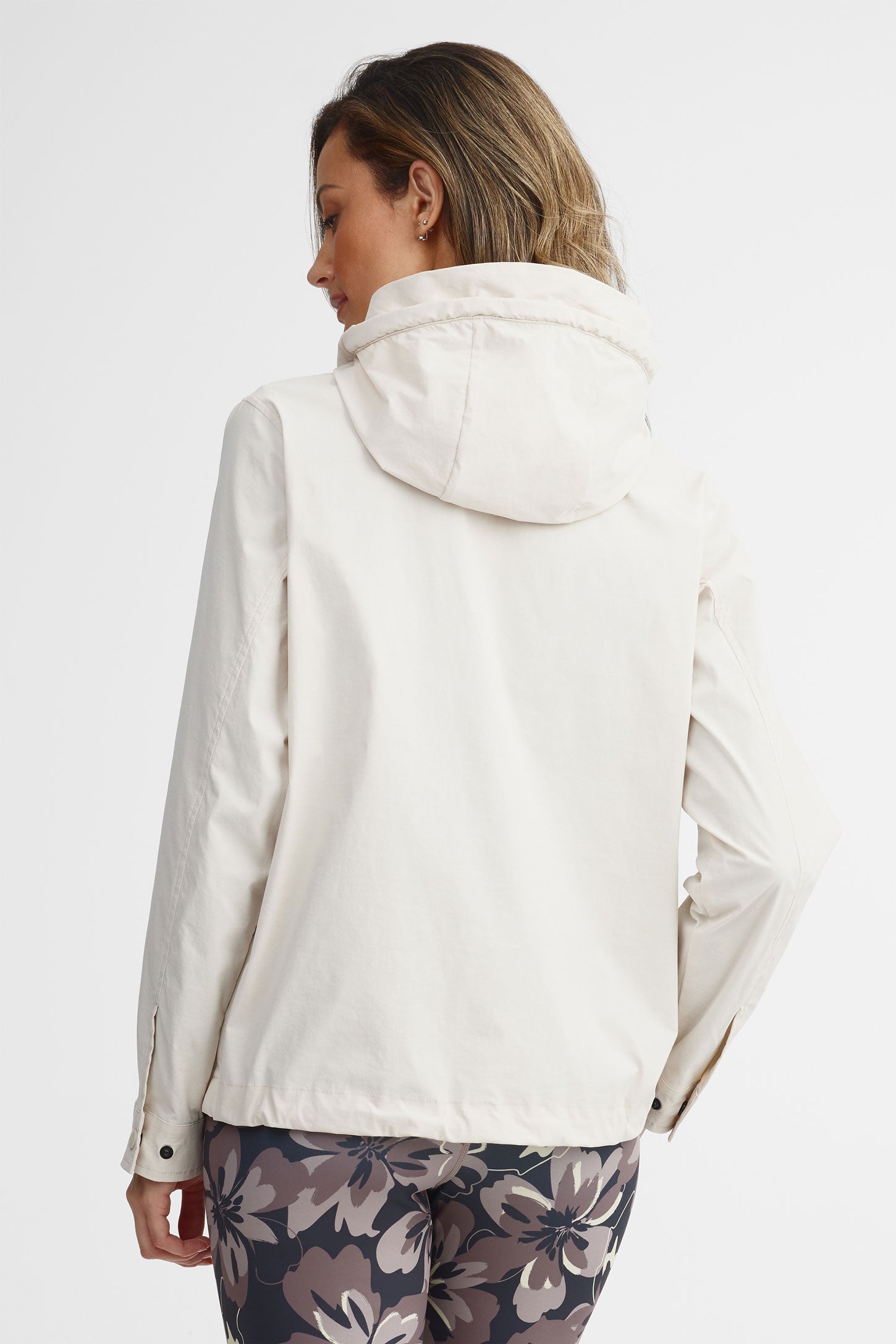 Manteau coupe-vent - Femme && IVOIRE