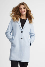 Manteau tailleur - Femme && BLEU