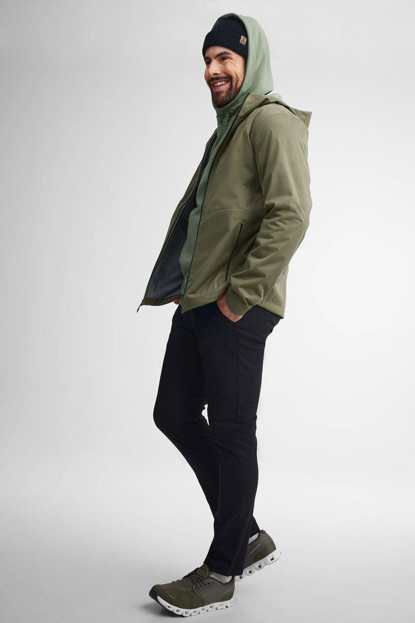 Manteau imperméable - Homme && KAKI