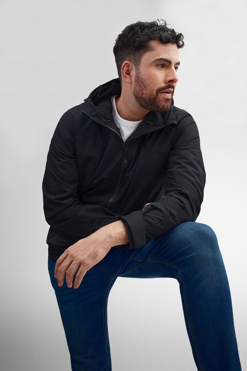 Manteau imperméable - Homme && NOIR