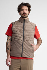 Veste matelassée sans manches - Homme && BRUN