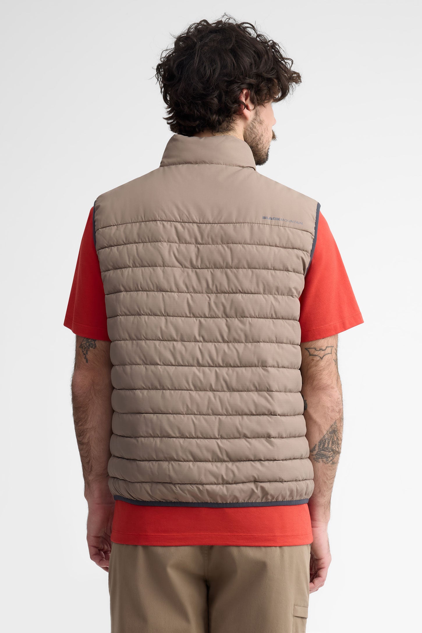 Veste matelassée sans manches - Homme && BRUN