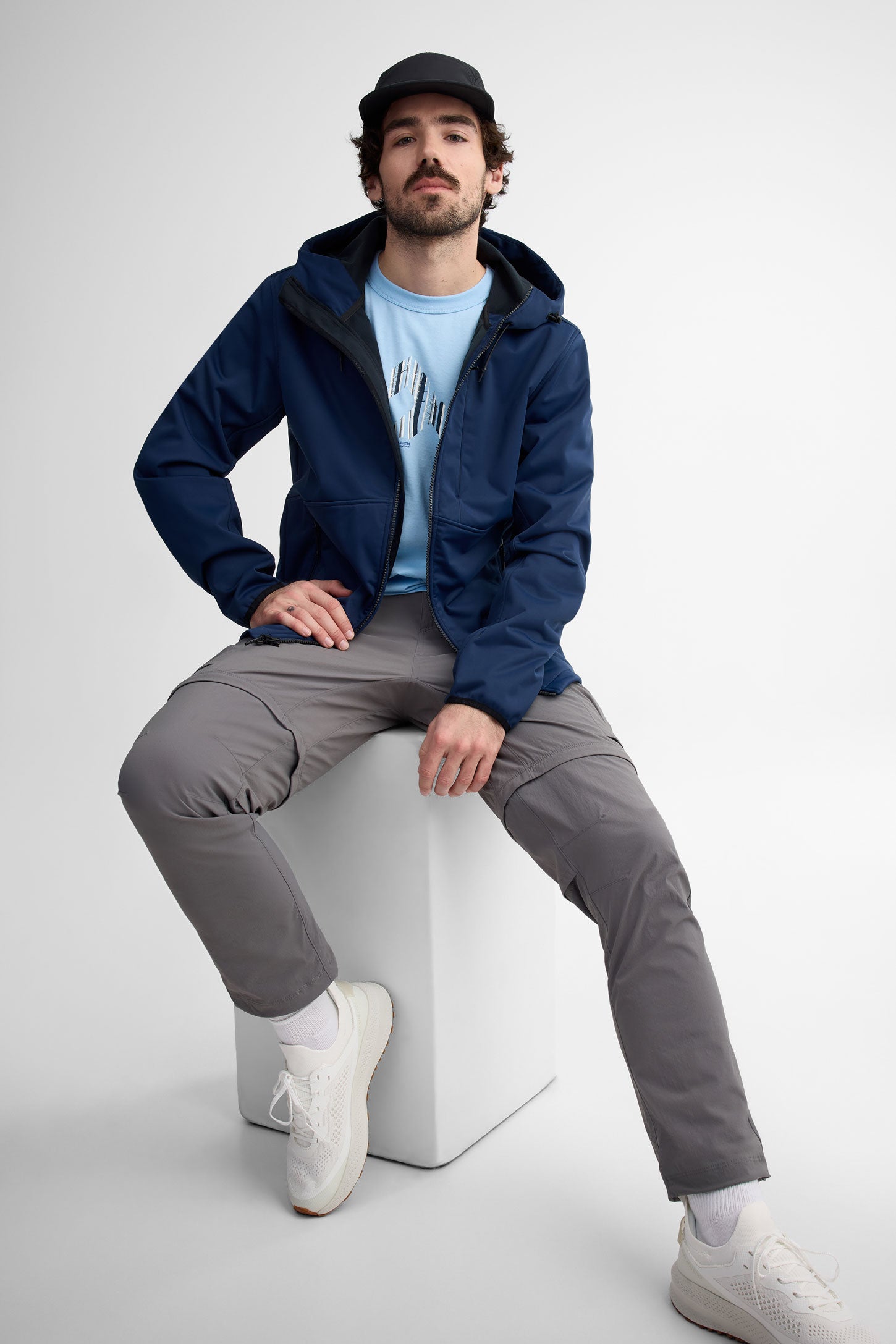 Manteau résistant à l'eau BM - Homme && MARIN