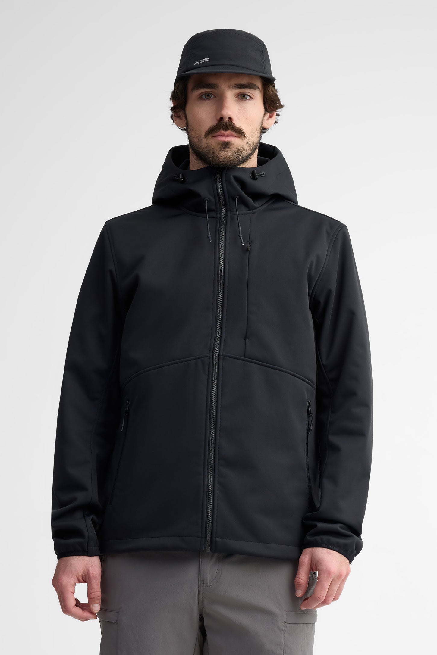Manteau résistant à l'eau BM - Homme && NOIR