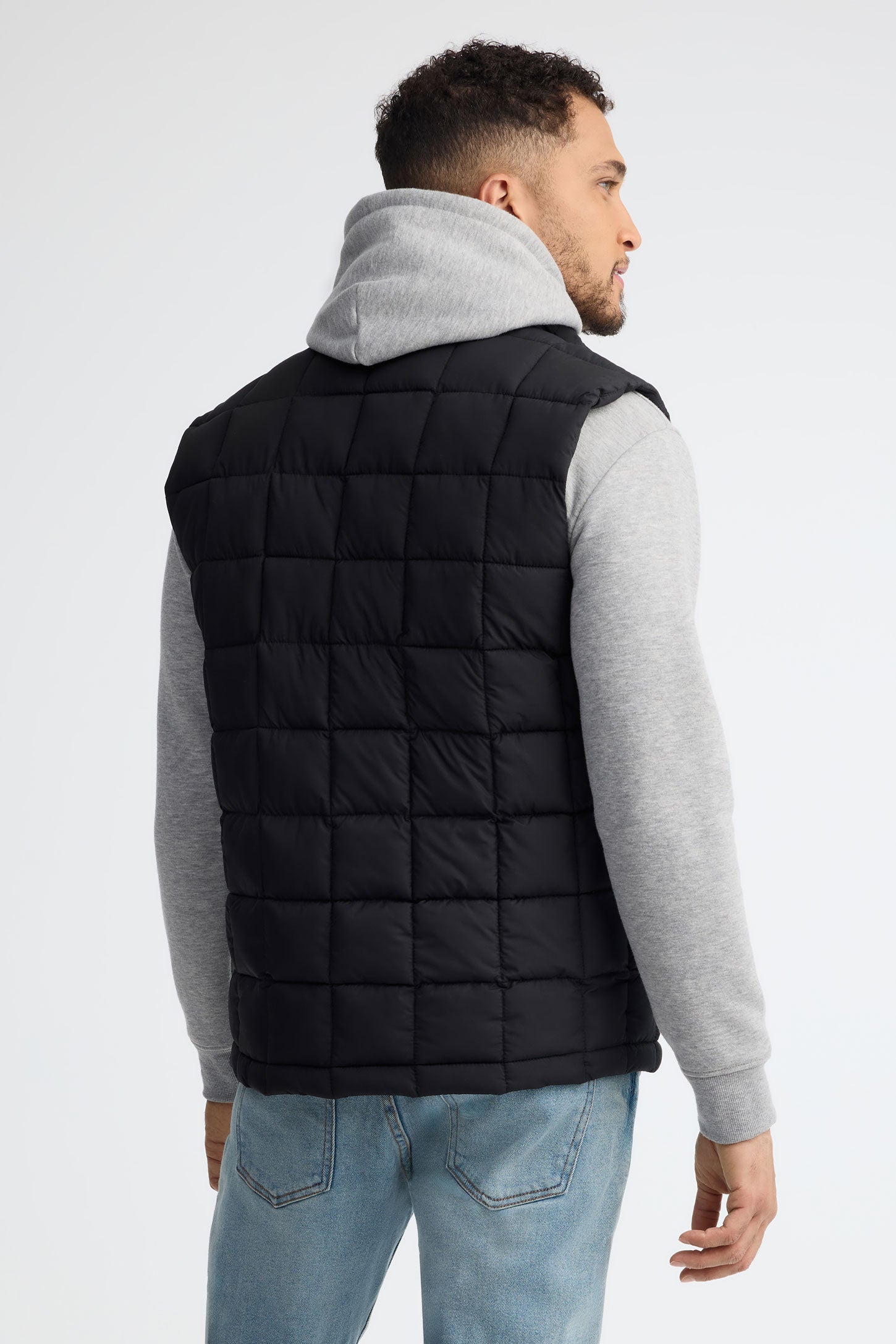 Veste matelassée sans manches - Homme && NOIR