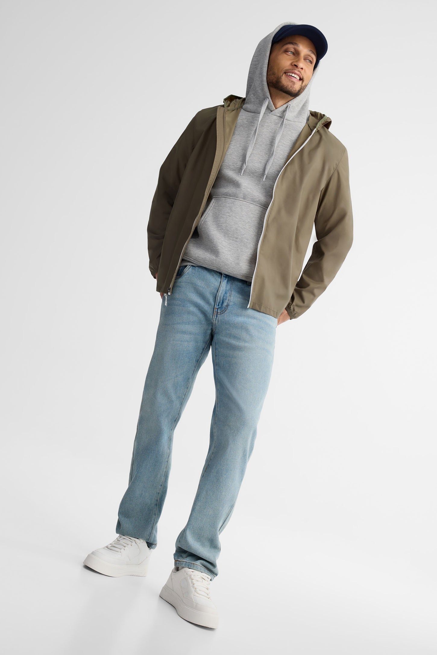 Manteau convertible - Homme && KAKI
