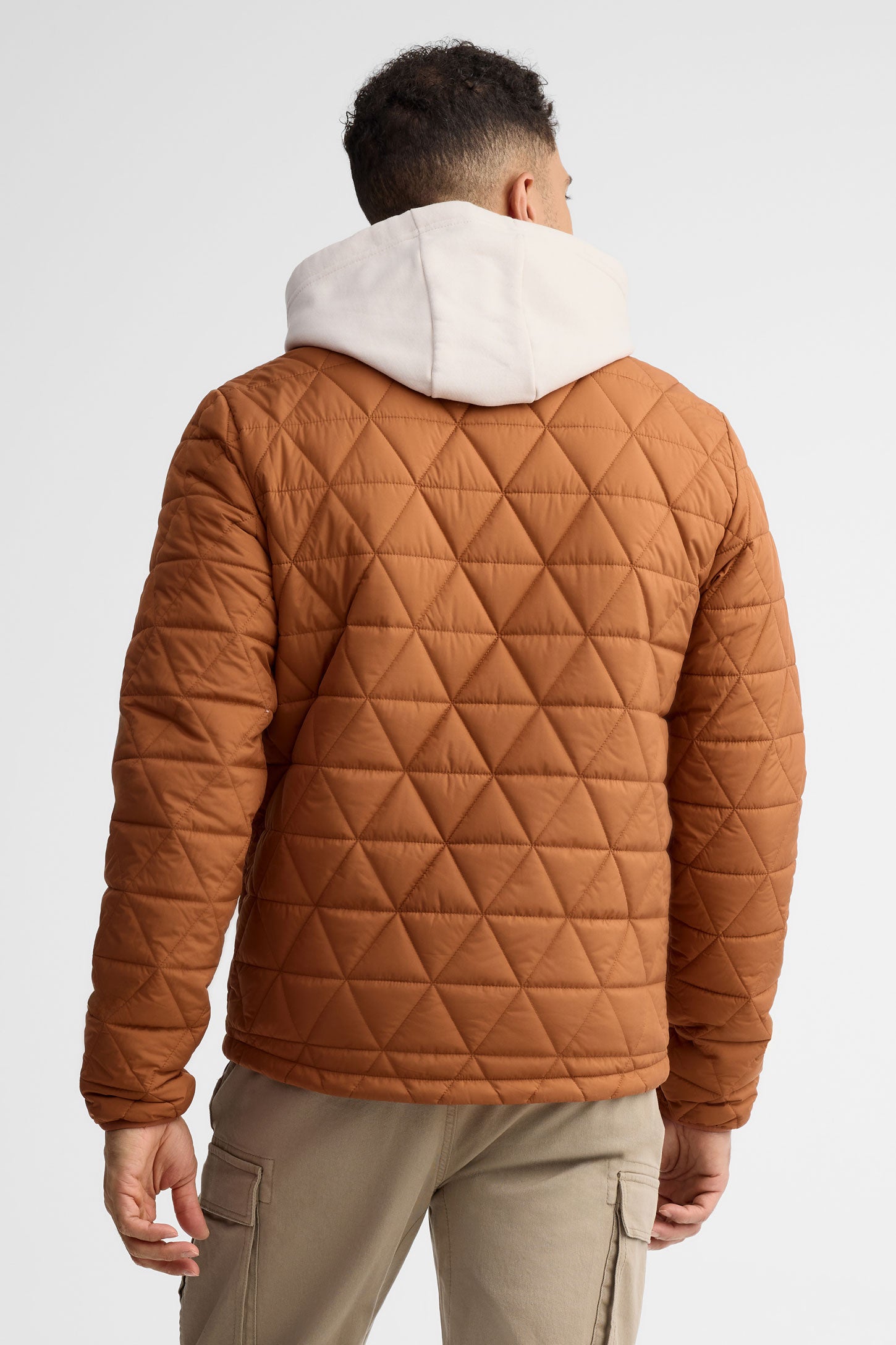 Manteau matelassé - Homme && BRUN