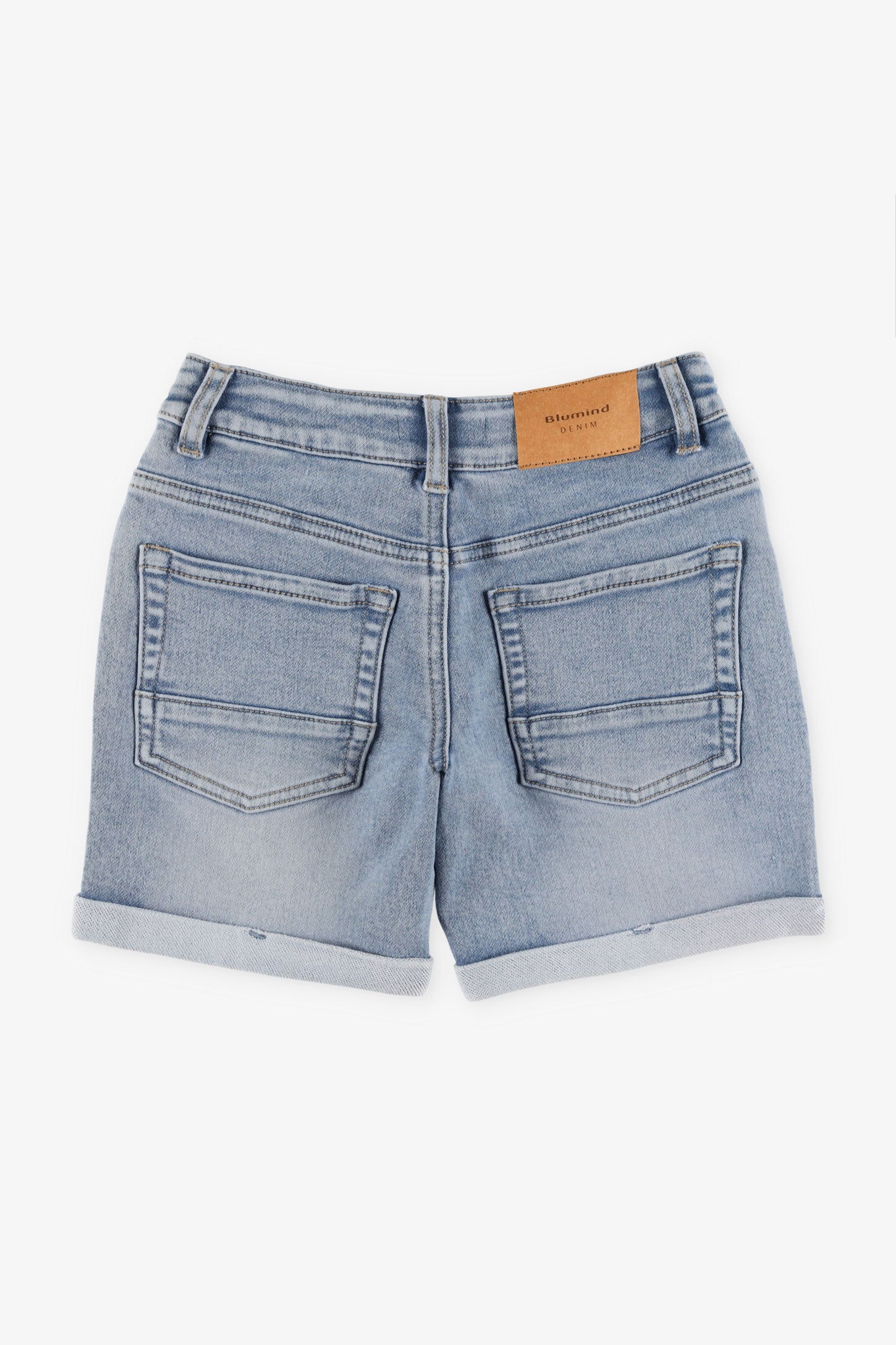 Short bermuda en jeans - Enfant garçon && BLEU PALE