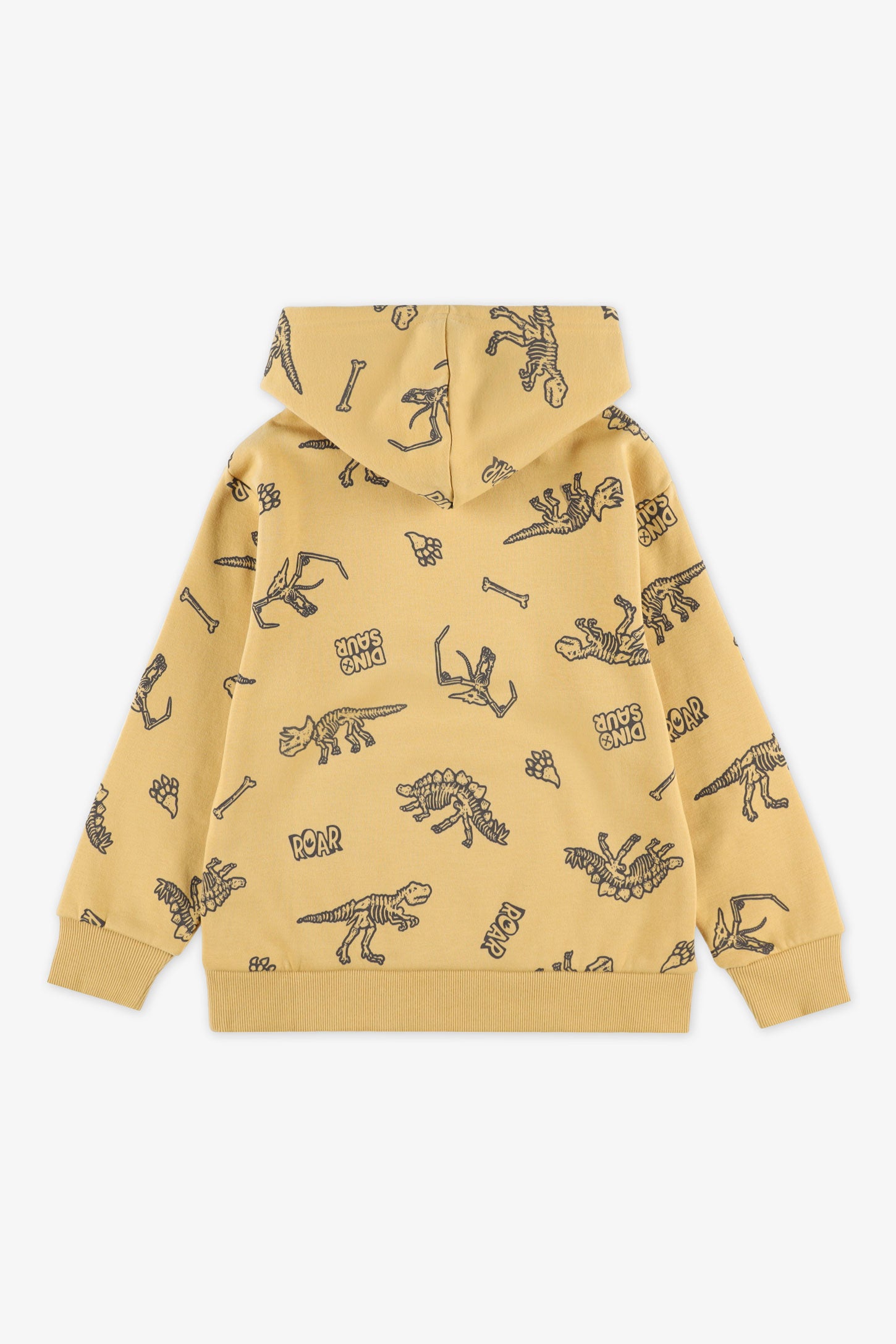 Chandail à capuchon coton ouaté - Enfant garçon && JAUNE/MULTI