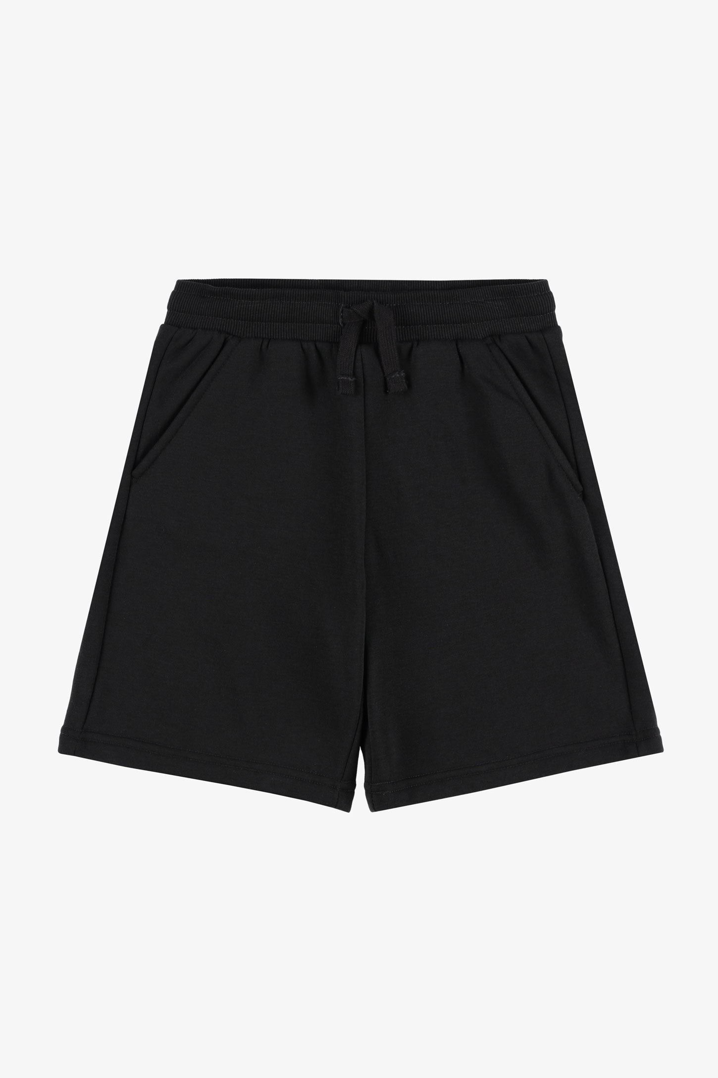 Short coton ouaté - Enfant garçon && NOIR