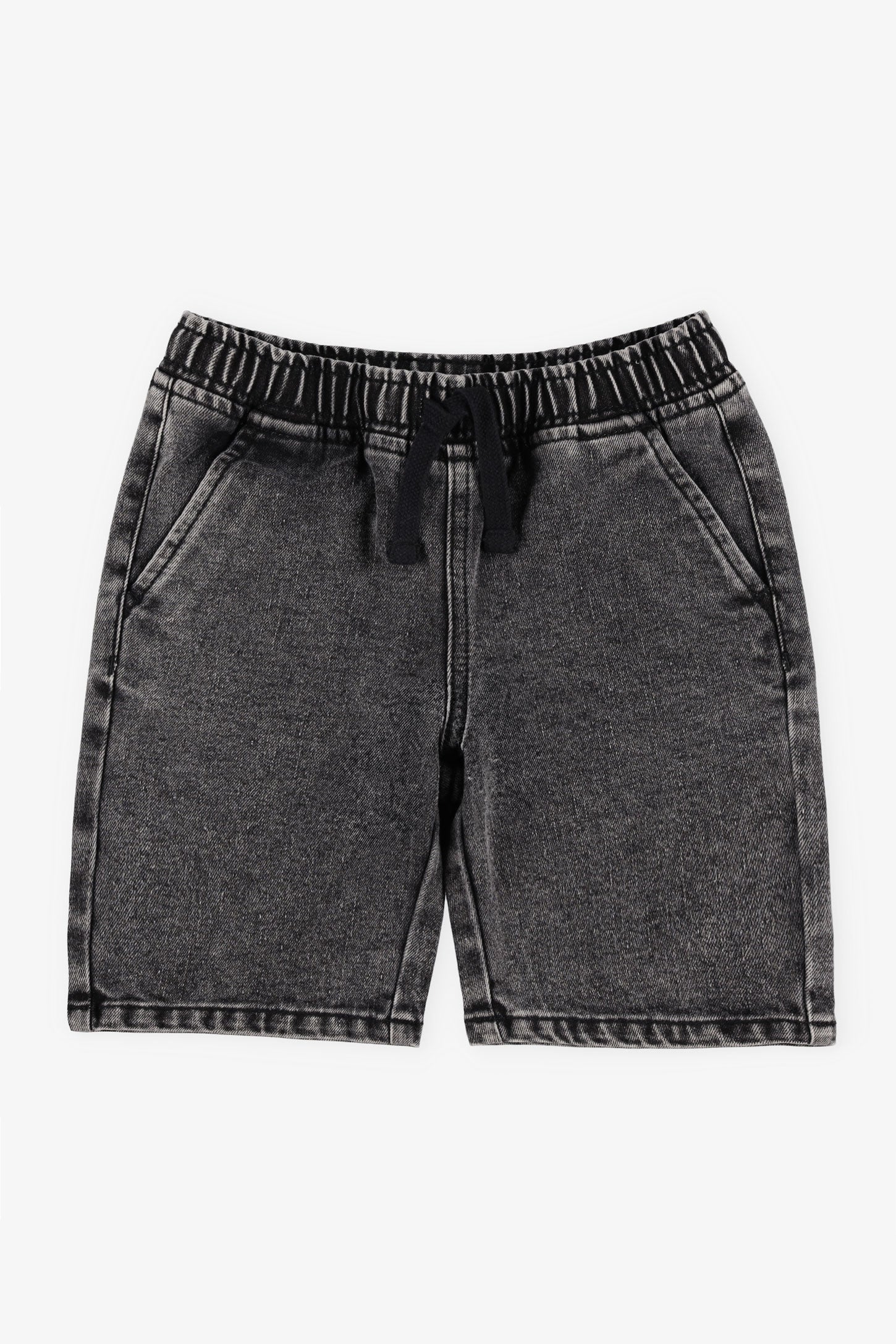 Short en coton - Enfant garçon && NOIR