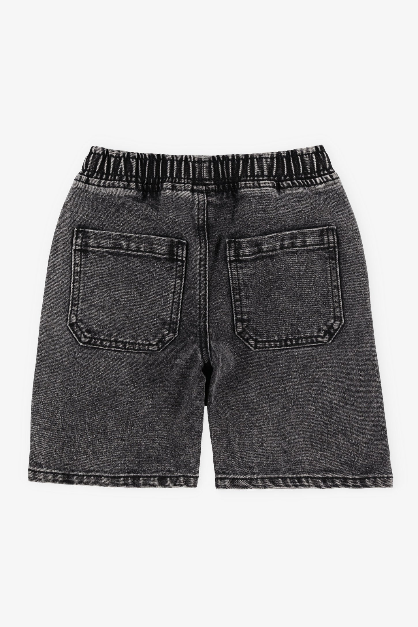 Short en coton - Enfant garçon && NOIR