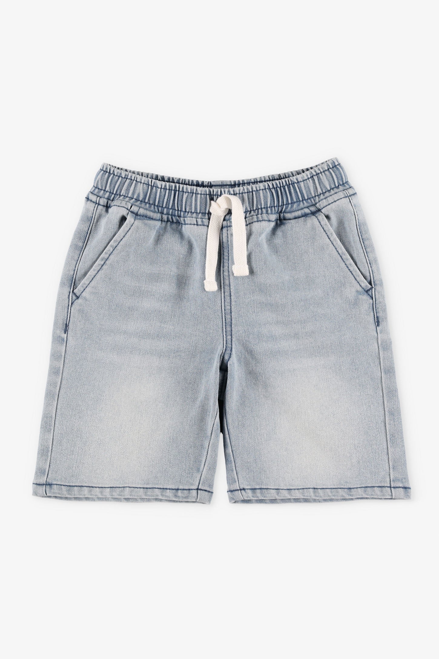 Short en coton - Enfant garçon && BLEU PALE