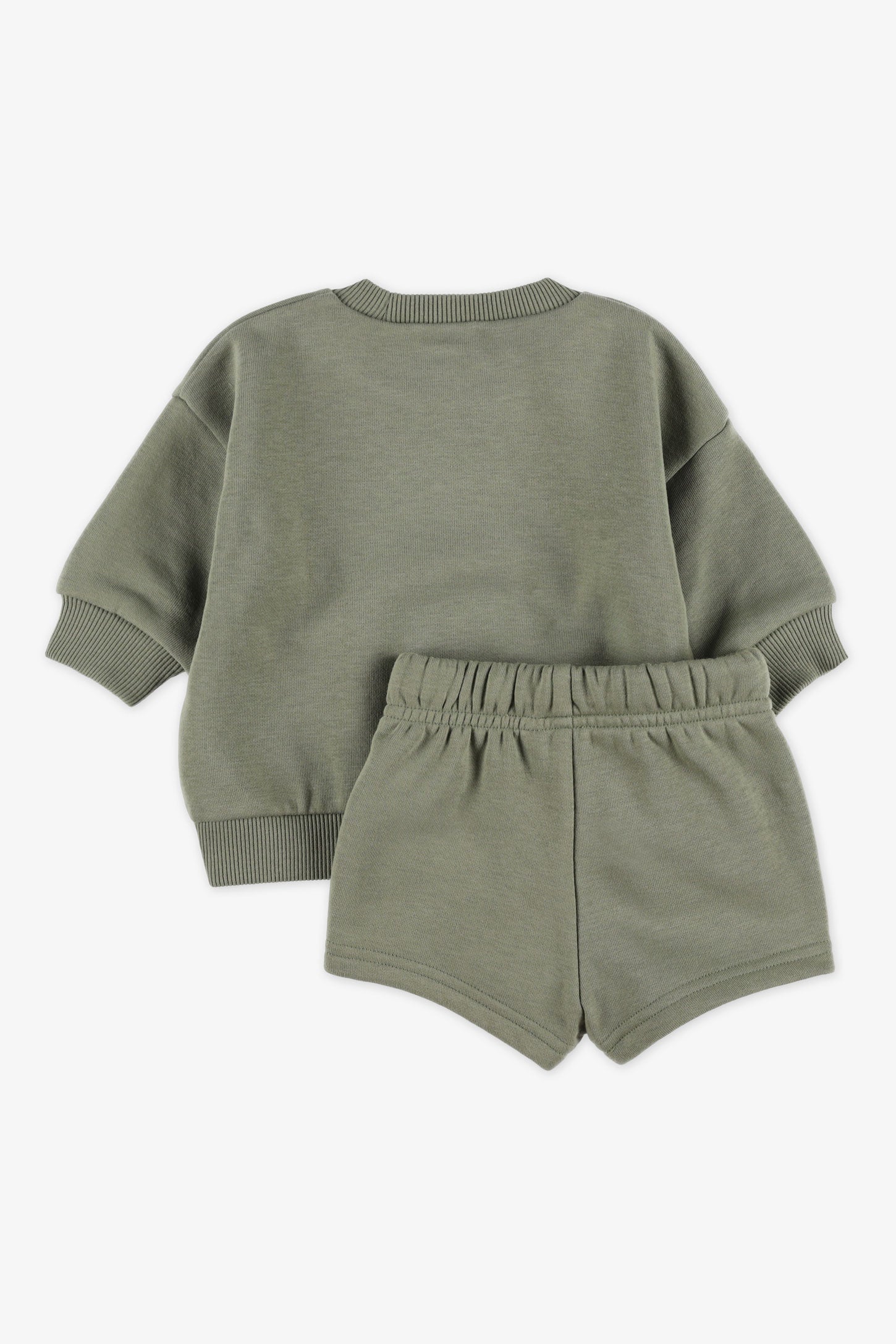 Ensemble 2-pièces chandail et short - Bébé garçon && KAKI/MULTI
