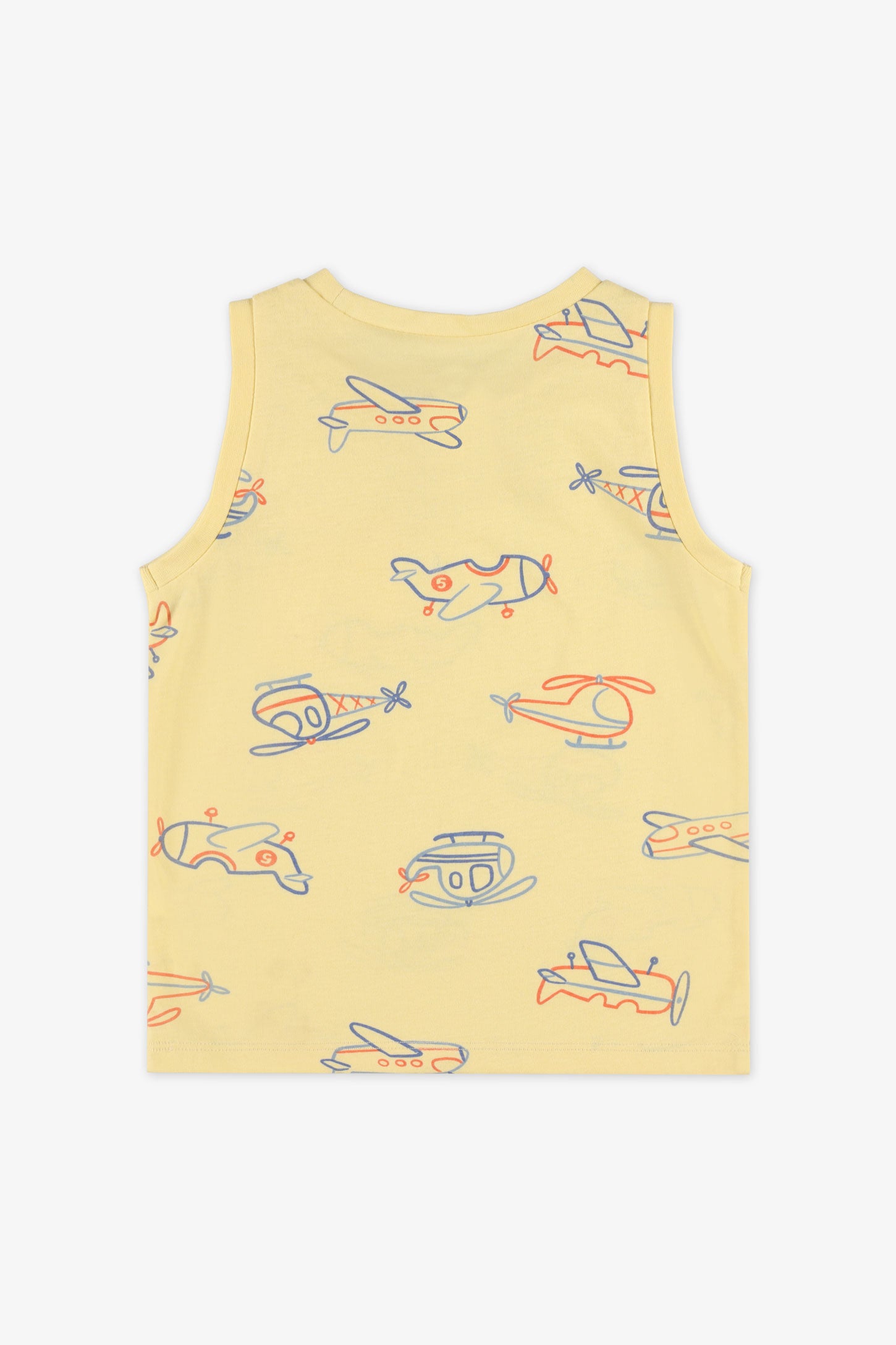 Camisole col rond en coton, 2T-3T, 2/15$ - Bébé garçon && JAUNE