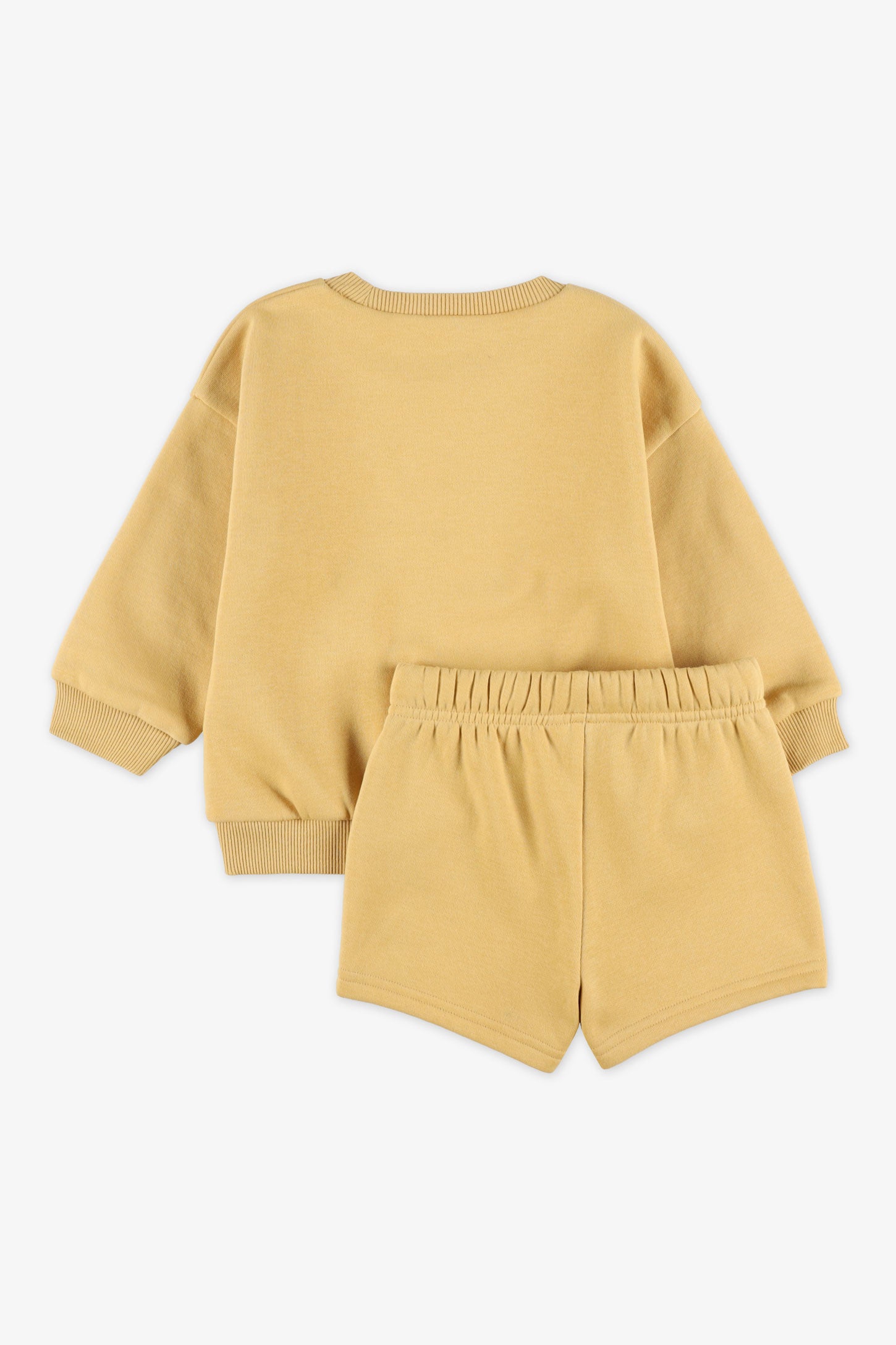 Ensemble 2-pièces chandail et short, 2T-3T - Bébé garçon && JAUNE/MULTI