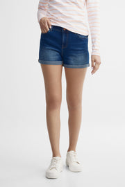Short en jeans - Femme && DENIM MOYEN