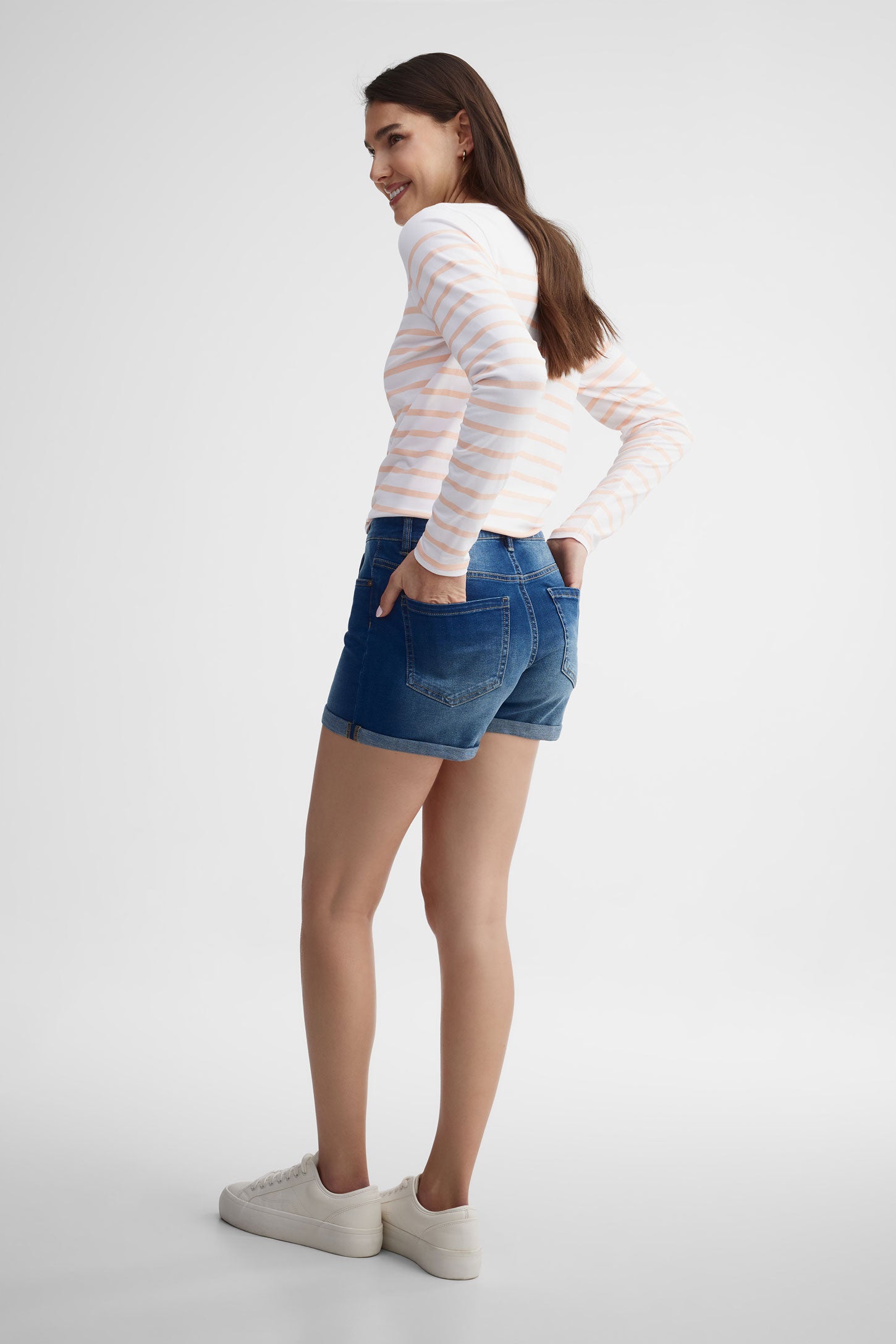 Short en jeans - Femme && DENIM MOYEN