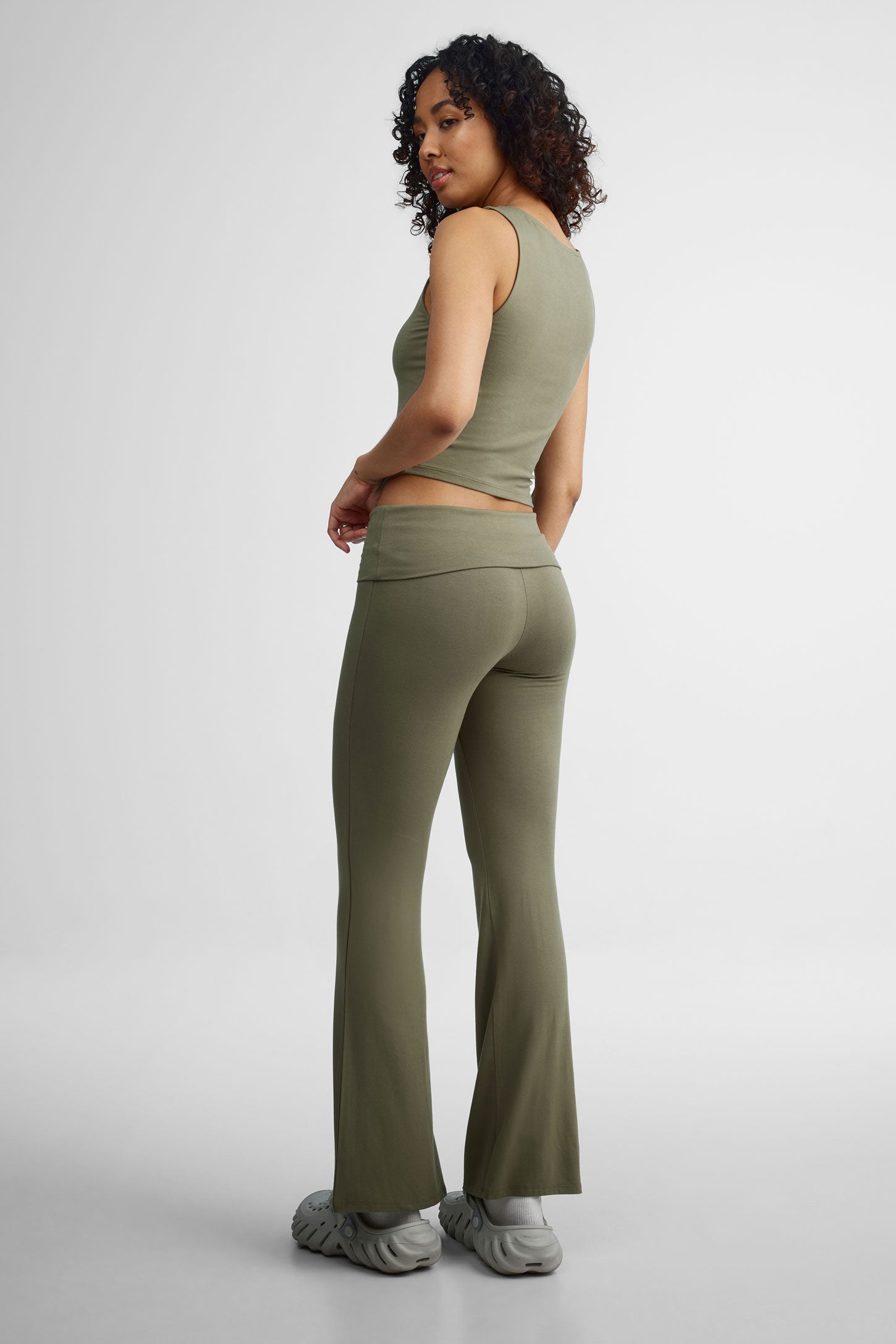 Legging ''bootcut'' - Femme
 && KAKI
