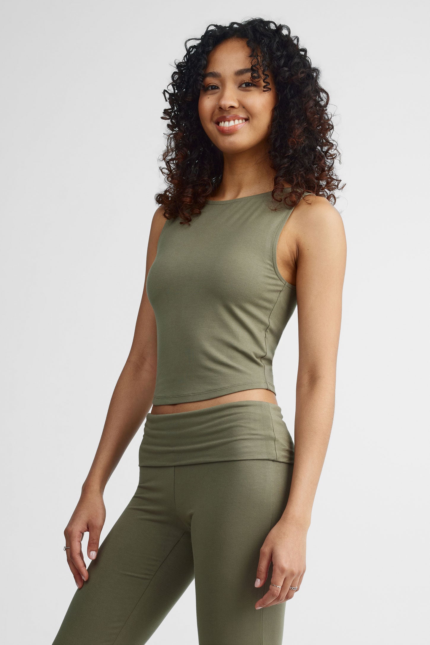Legging ''bootcut'' - Femme
 && KAKI