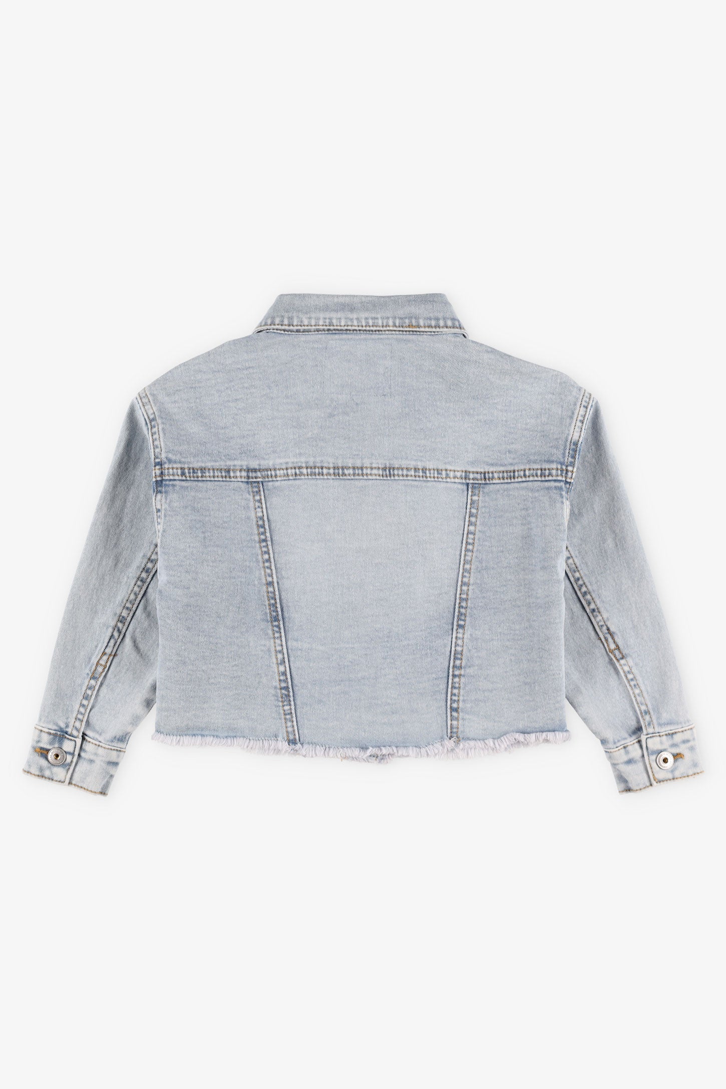 Veste en jeans - Enfant fille && BLEU PALE