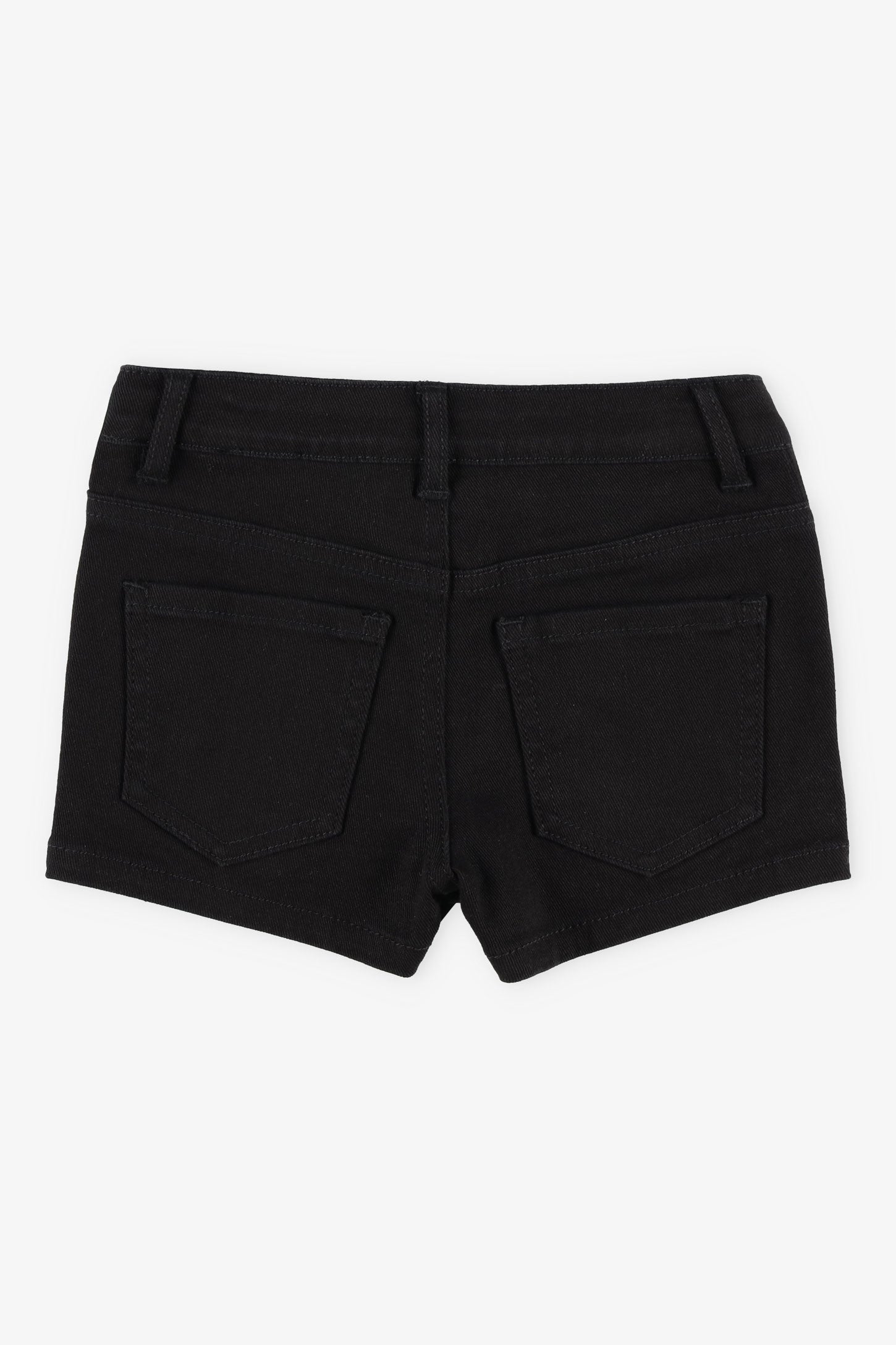 Short en jeans - Enfant fille && NOIR