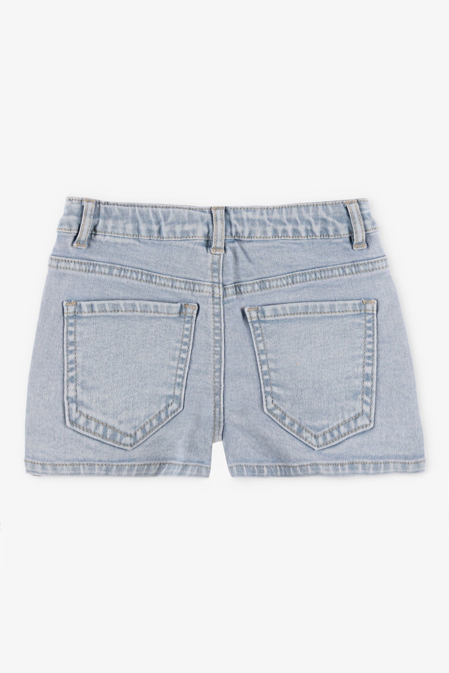 Short en jeans - Enfant fille && BLEU PALE