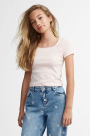 T-shirt en pointelle - Ado fille && ROSE