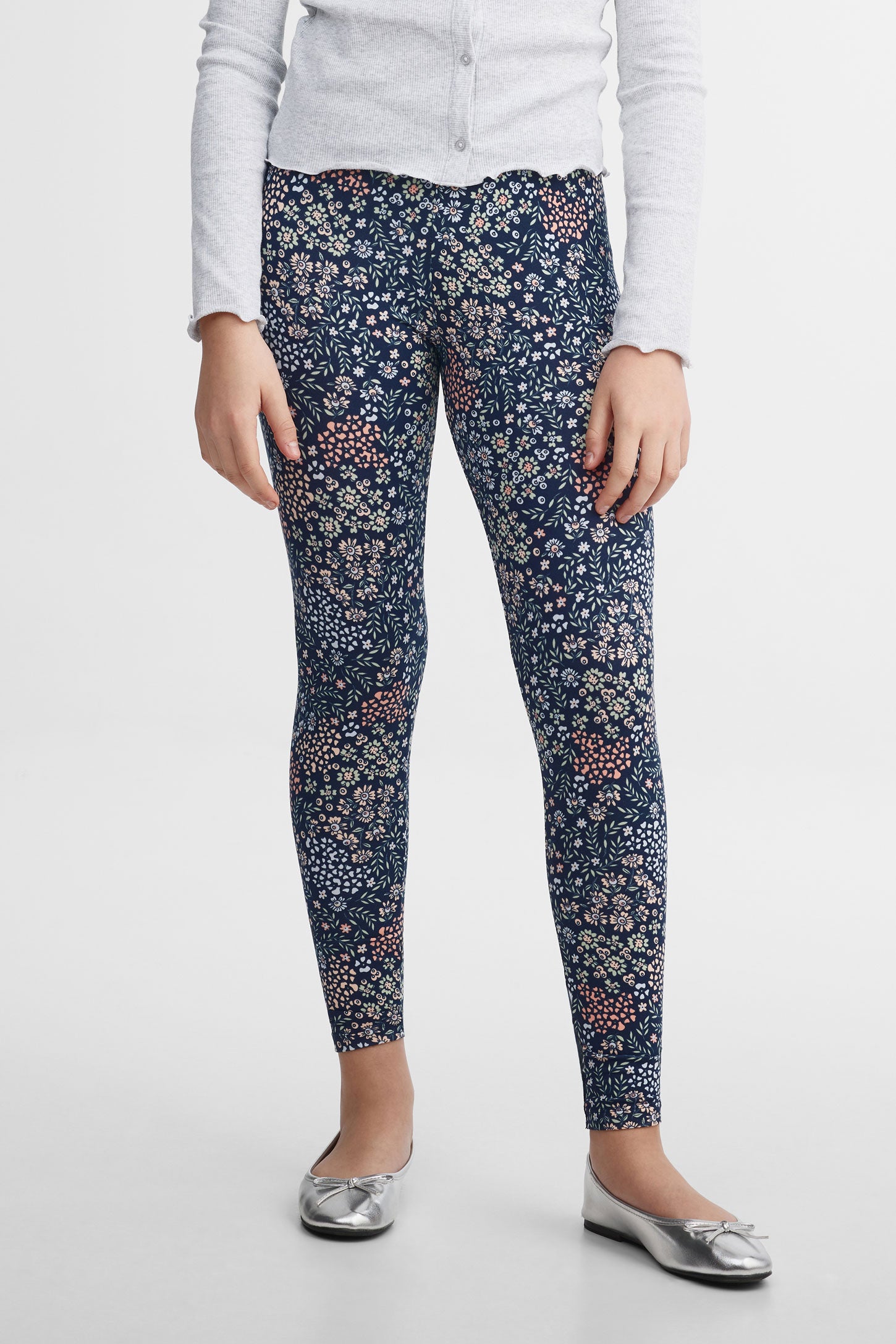 Legging imprimé moss, 2/25$ - Ado fille && BLEU MARINE MUL