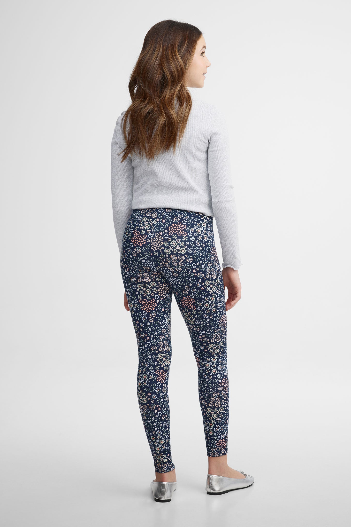 Legging imprimé moss, 2/25$ - Ado fille && BLEU MARINE MUL