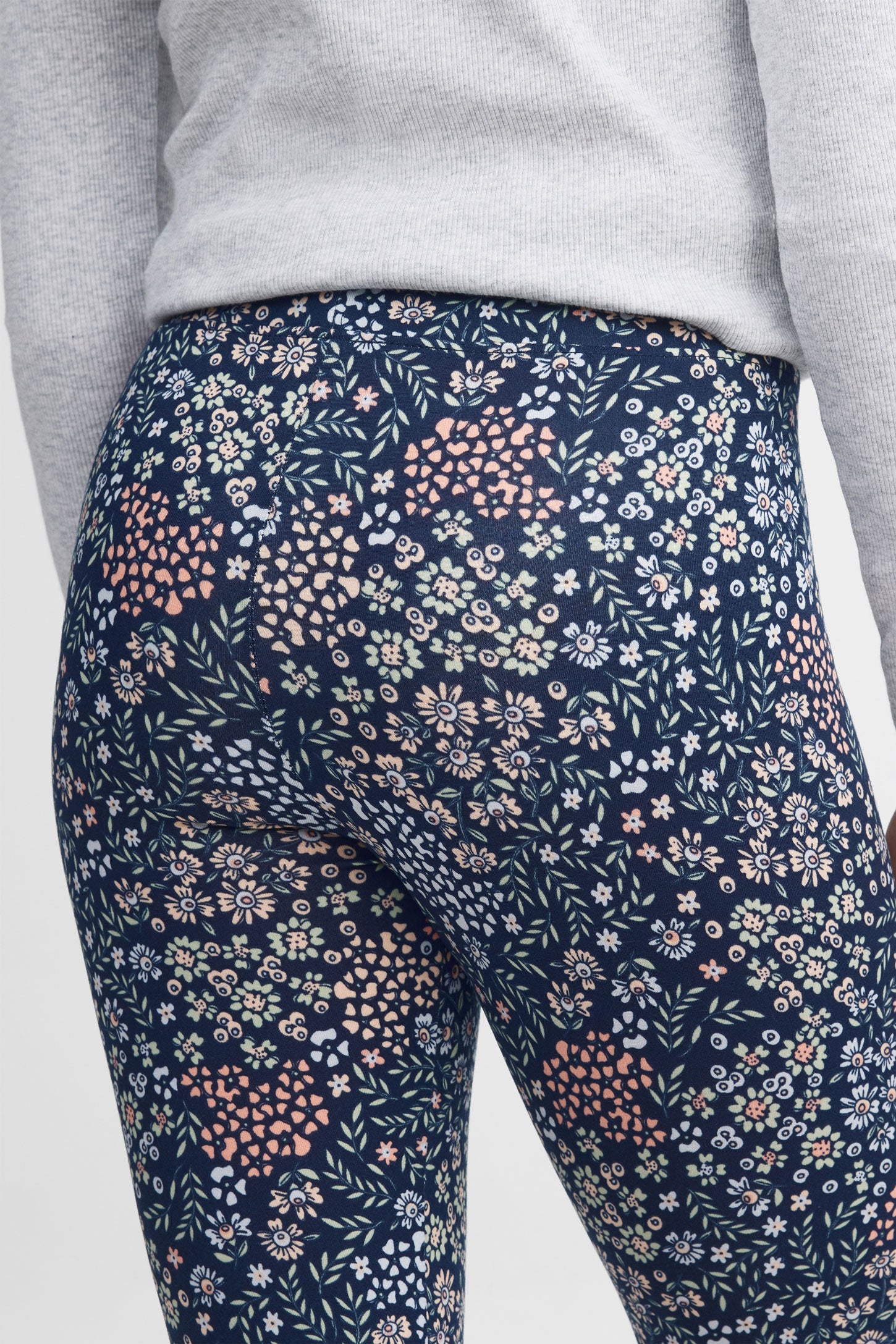 Legging imprimé moss, 2/25$ - Ado fille && BLEU MARINE MUL