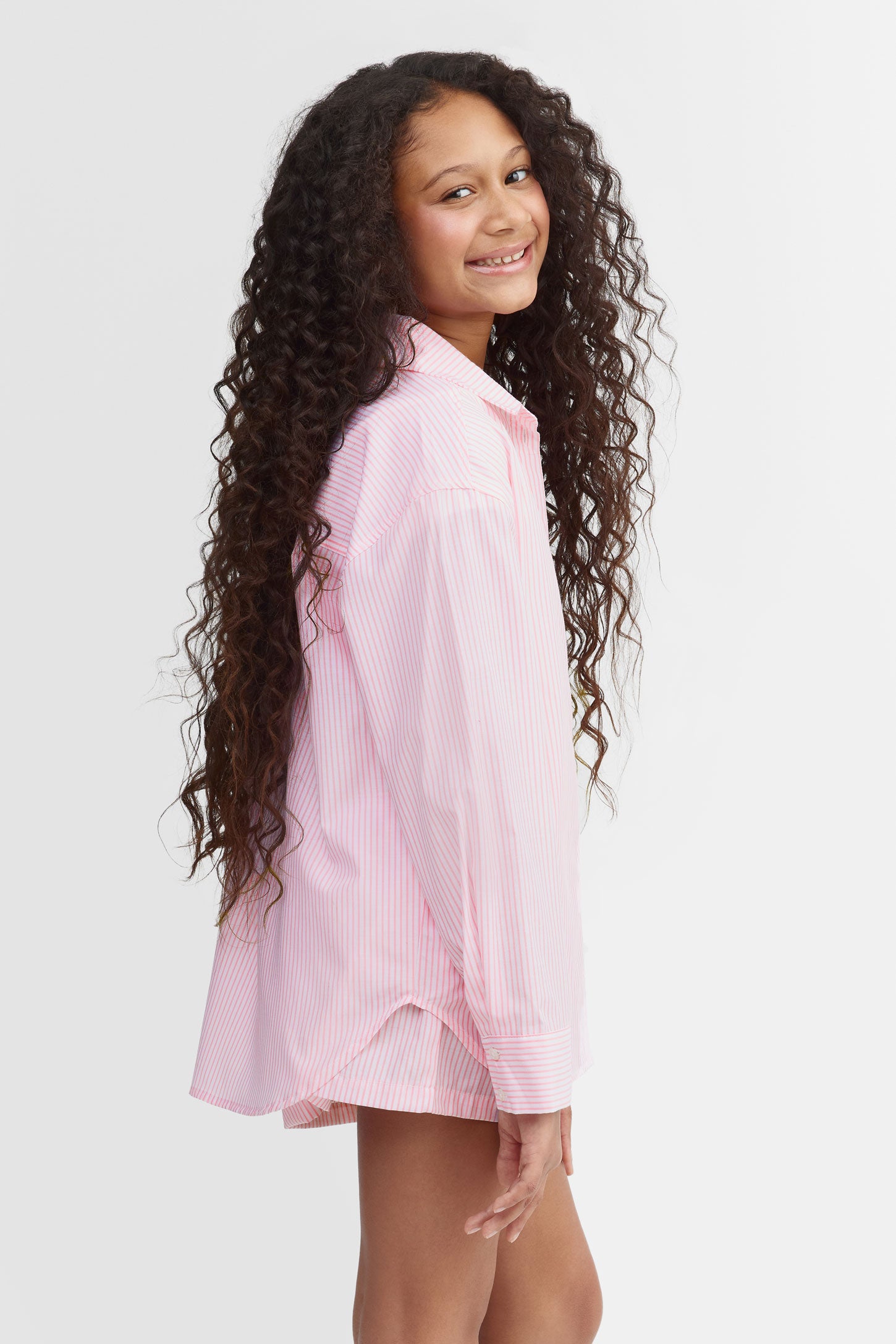 Chemisier Fille Rose - Coton - Sans Manches - Taille 12-13 Ans - Très Bon état
