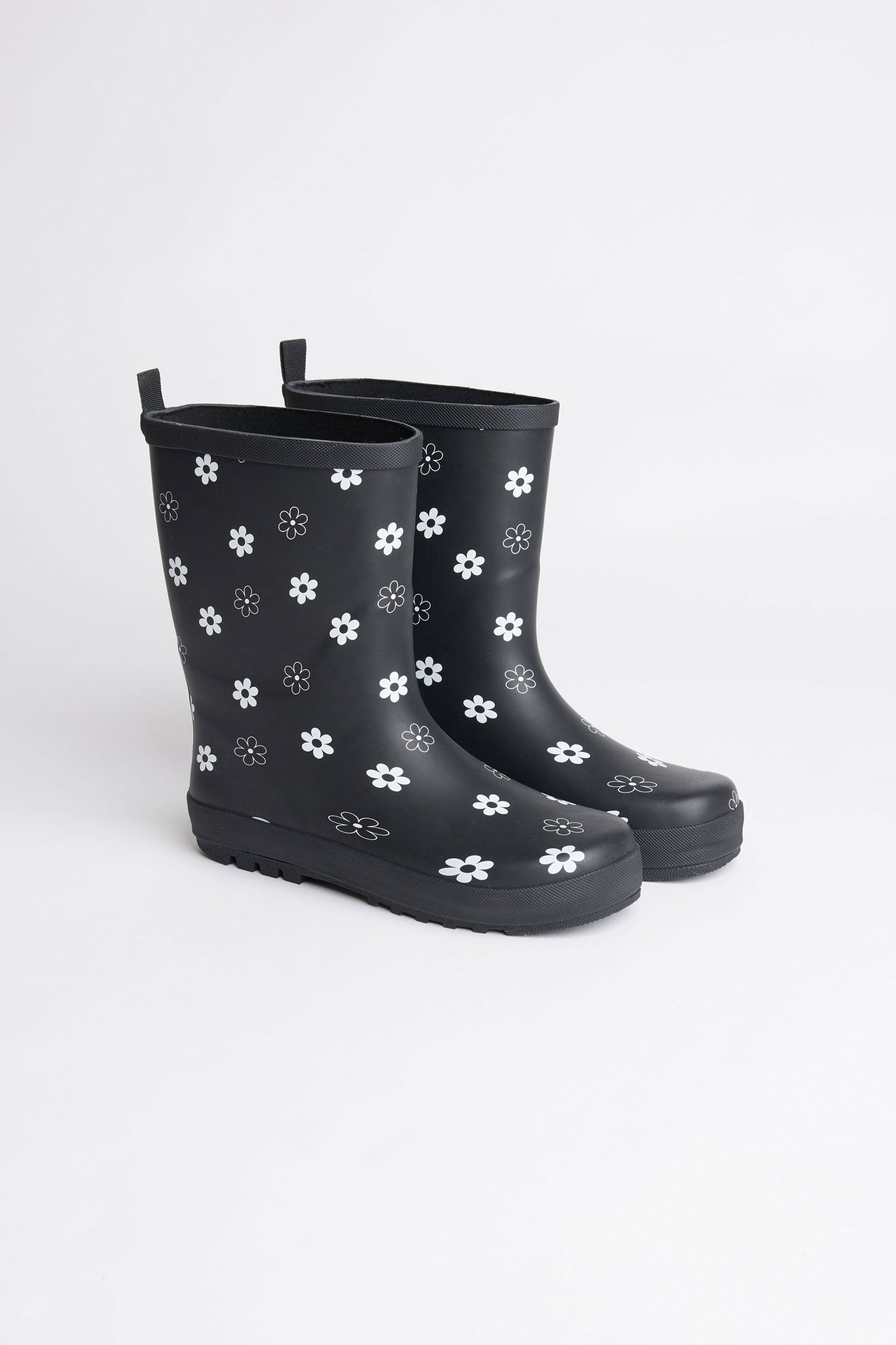 Bottes de pluie doublée - Ado fille && NOIR/MULTI