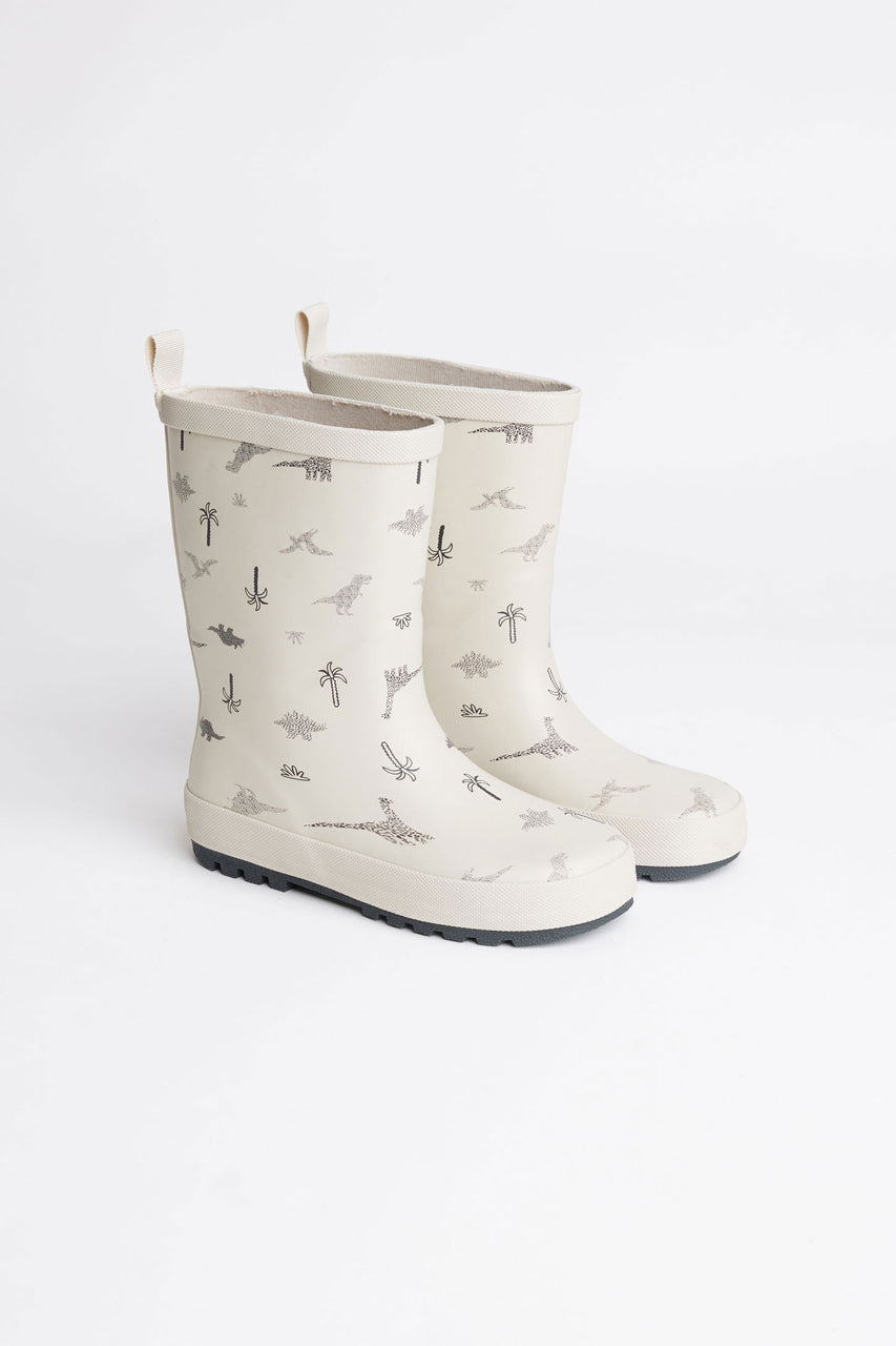 Bottes De Pluie Enfant Beck Mini Dino - Tige Courte En Caoutchouc, Motifs Dinosaures