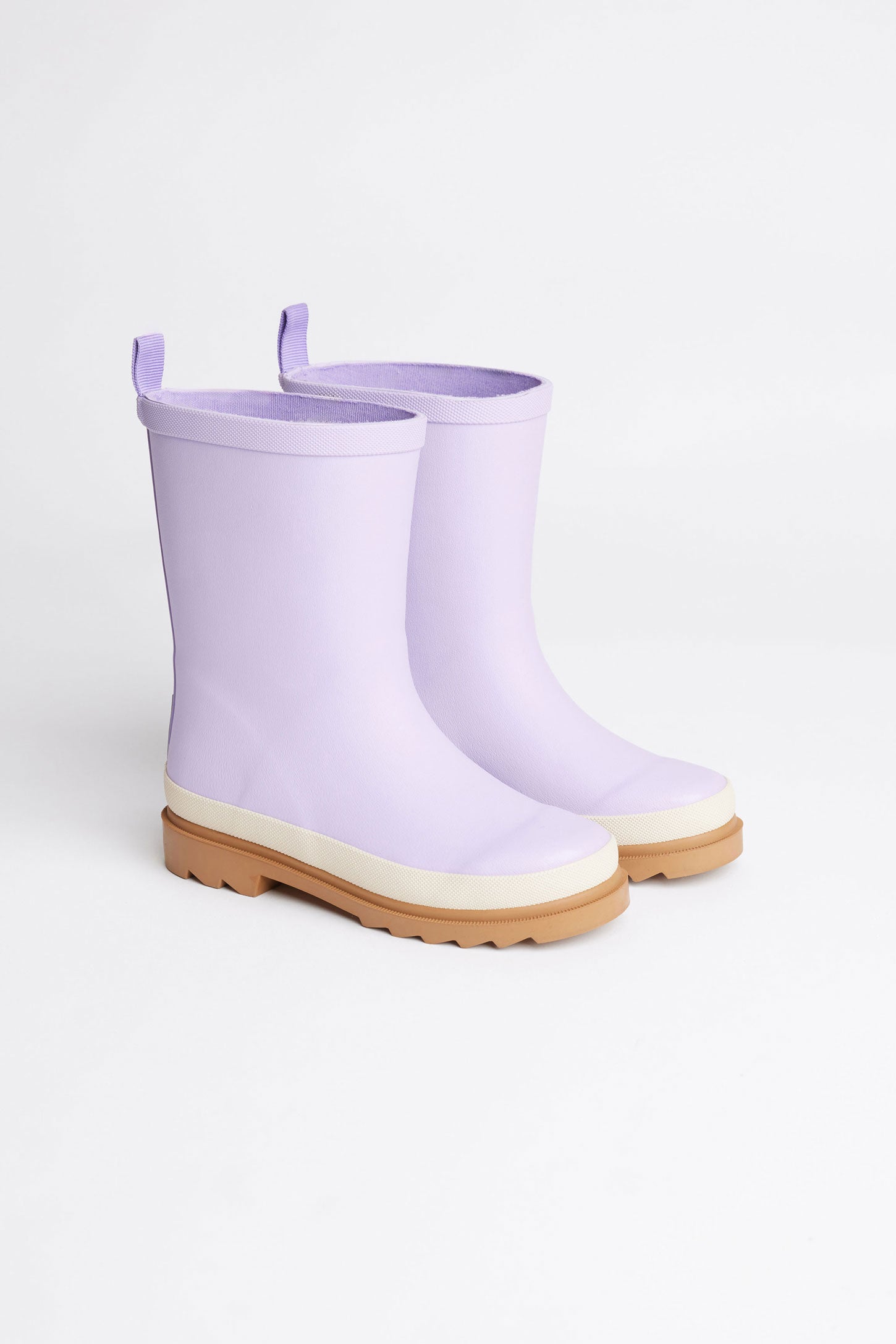 Bottes de pluie doublées BM - Enfant fille && LILAS