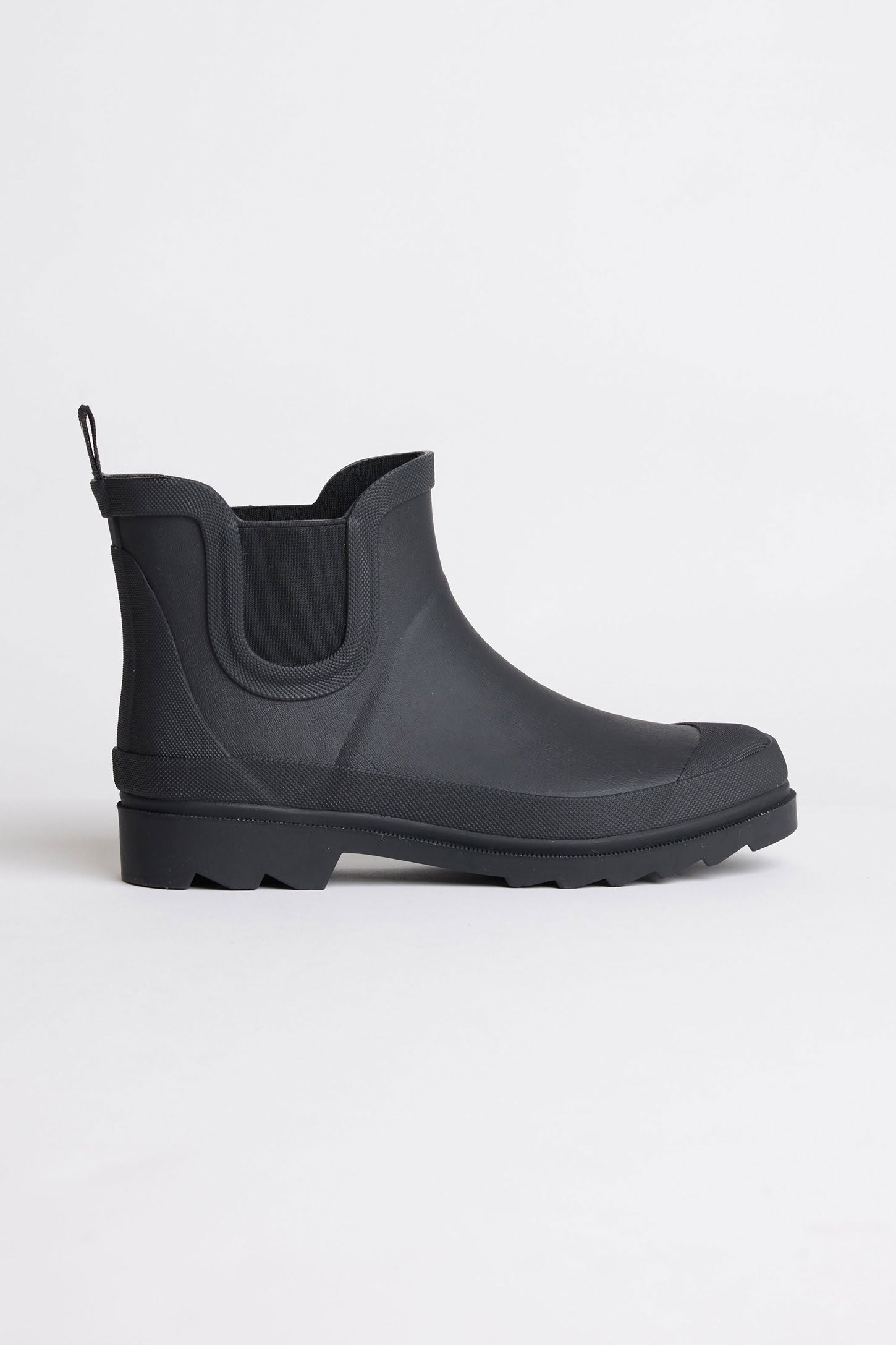 Bottes de pluie Chelsea doublées BM - Ado fille && NOIR