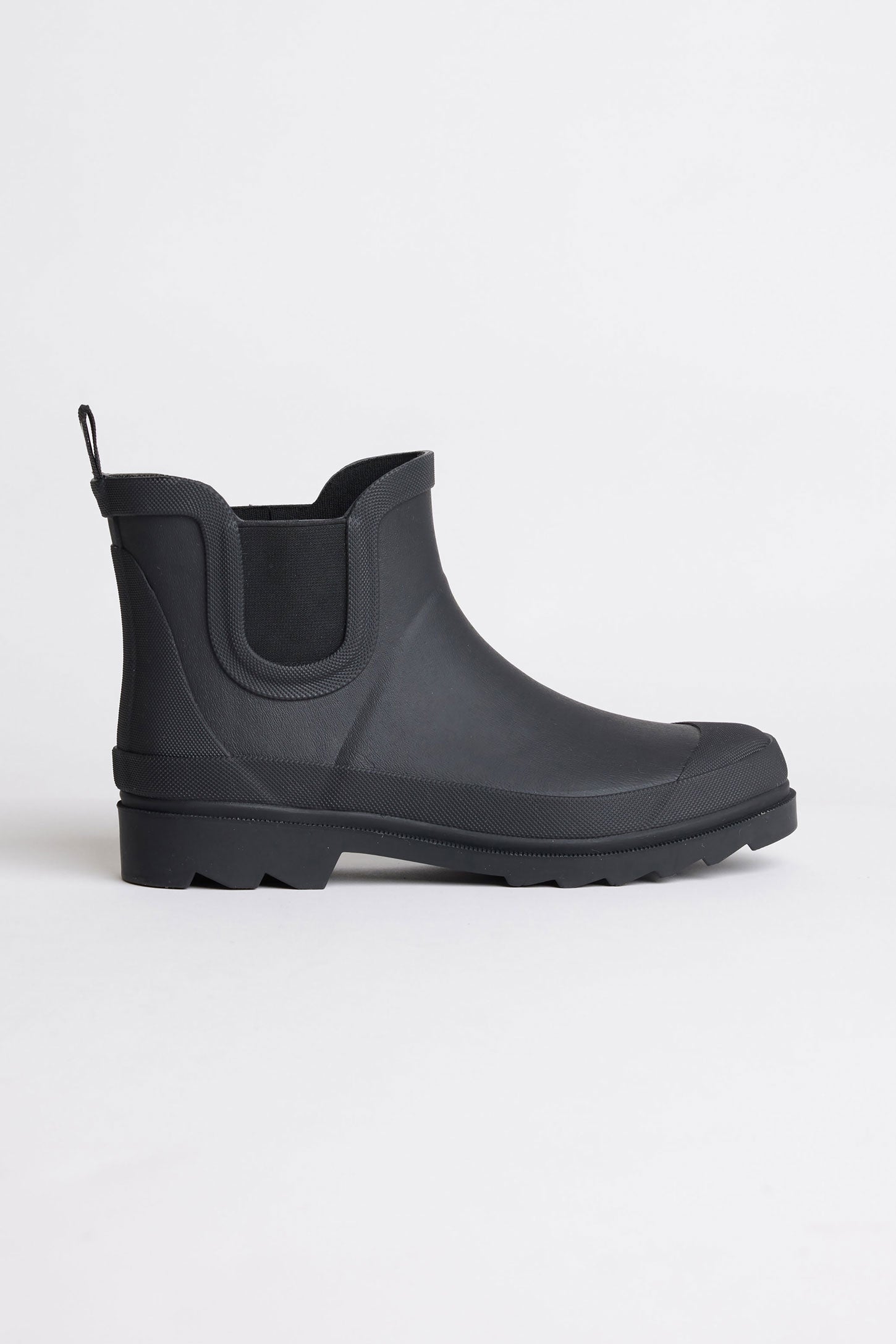 Bottes de pluie Chelsea doublées BM - Ado garçon && NOIR
