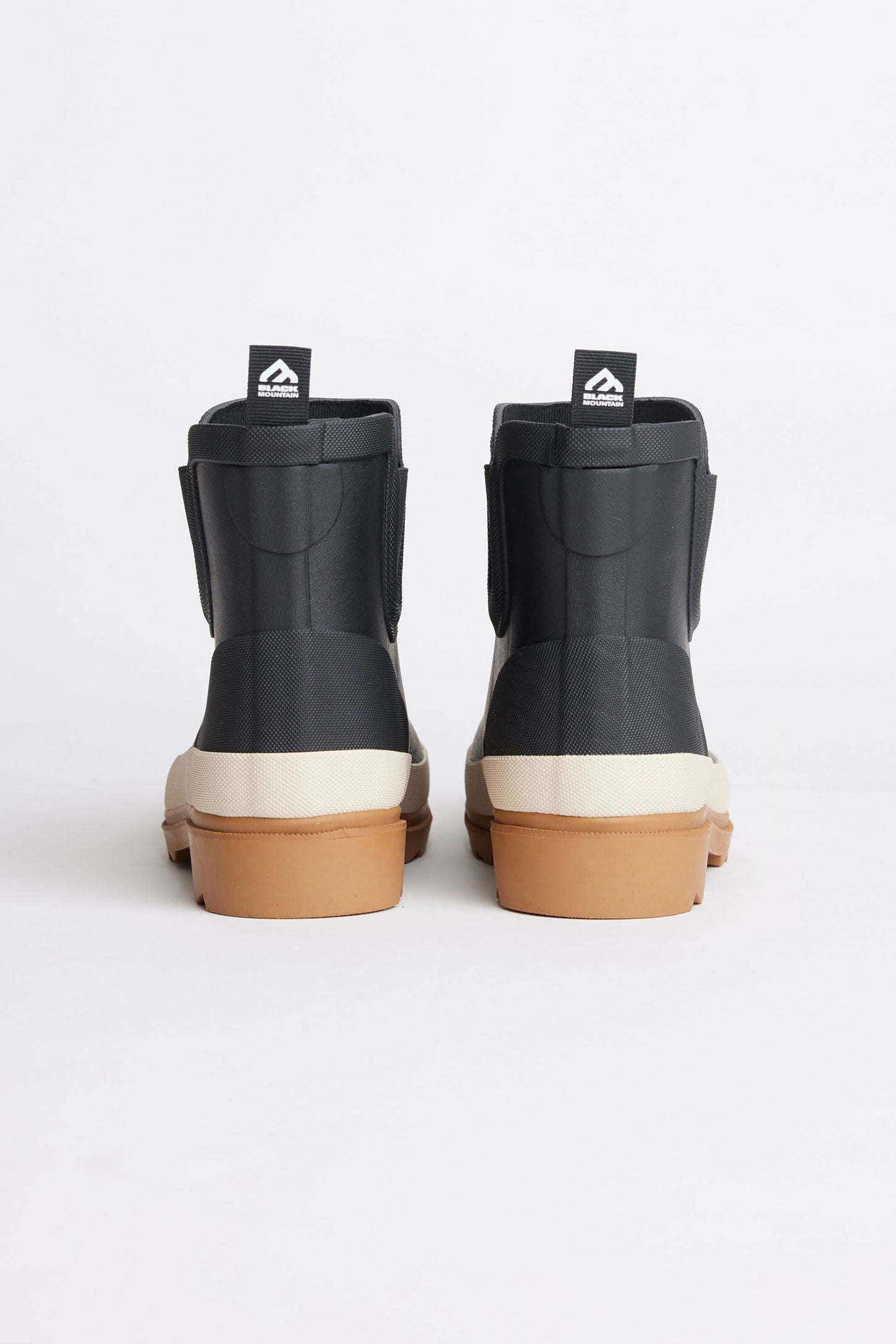 Bottes de pluie Chelsea doublées BM - Femme && NOIR