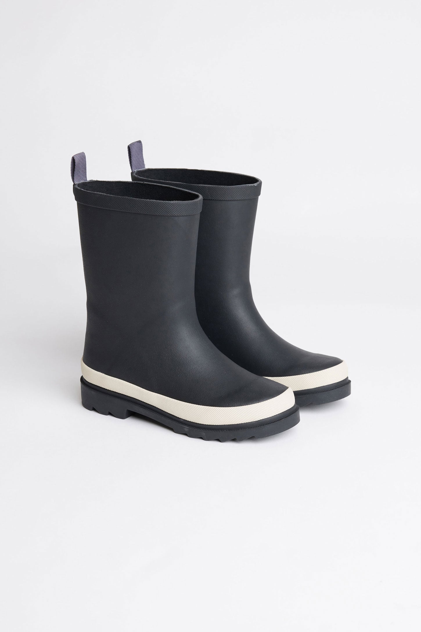 Bottes de pluie doublées BM - Enfant garçon && NOIR