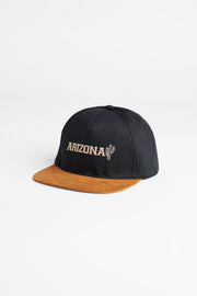 Casquette en twill avec palette suède - Ado garçon && NOIR
