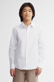 Chemise manches longues extensible - Ado garçon && BLANC