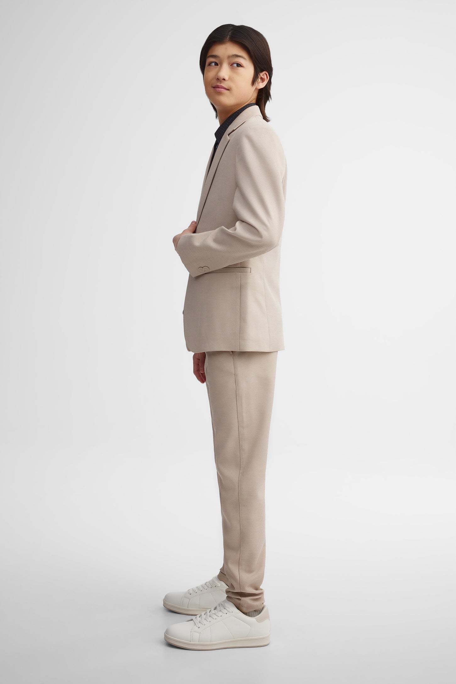 Veston coupe ajustée - Ado garçon && BEIGE