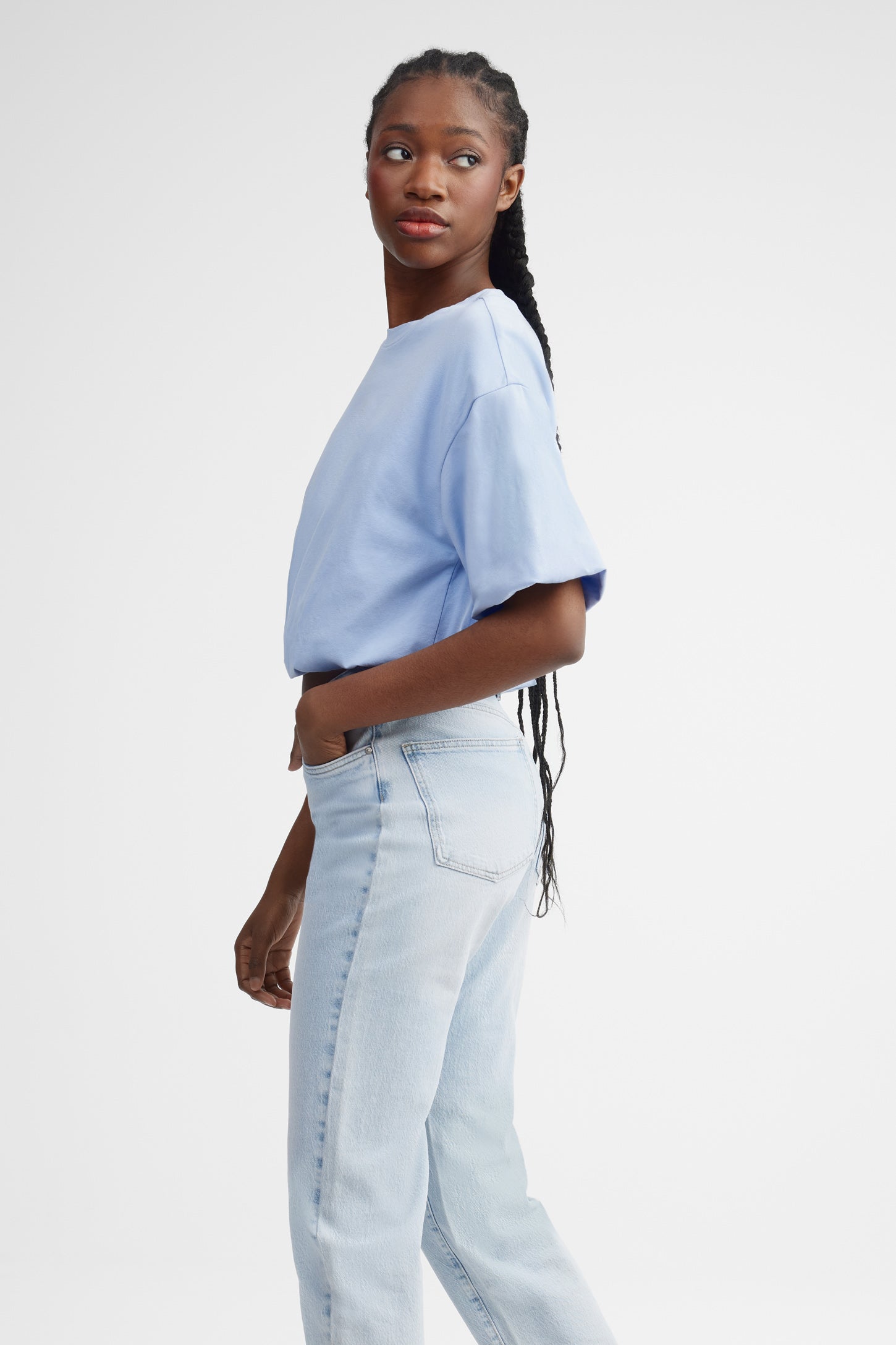 Jeans coupe ''Mom'' - Femme && PEROXYDE