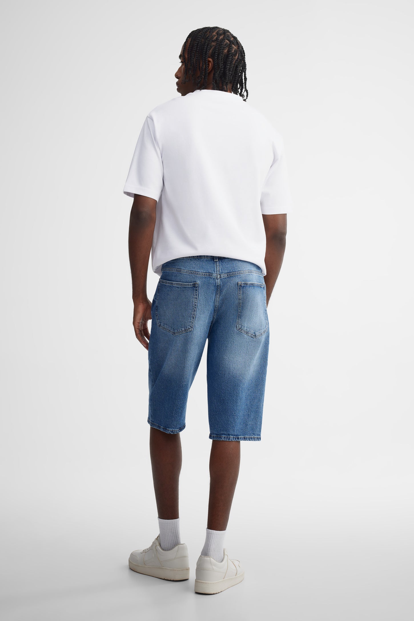Short ''skater'' en jeans - Homme && INDIGO