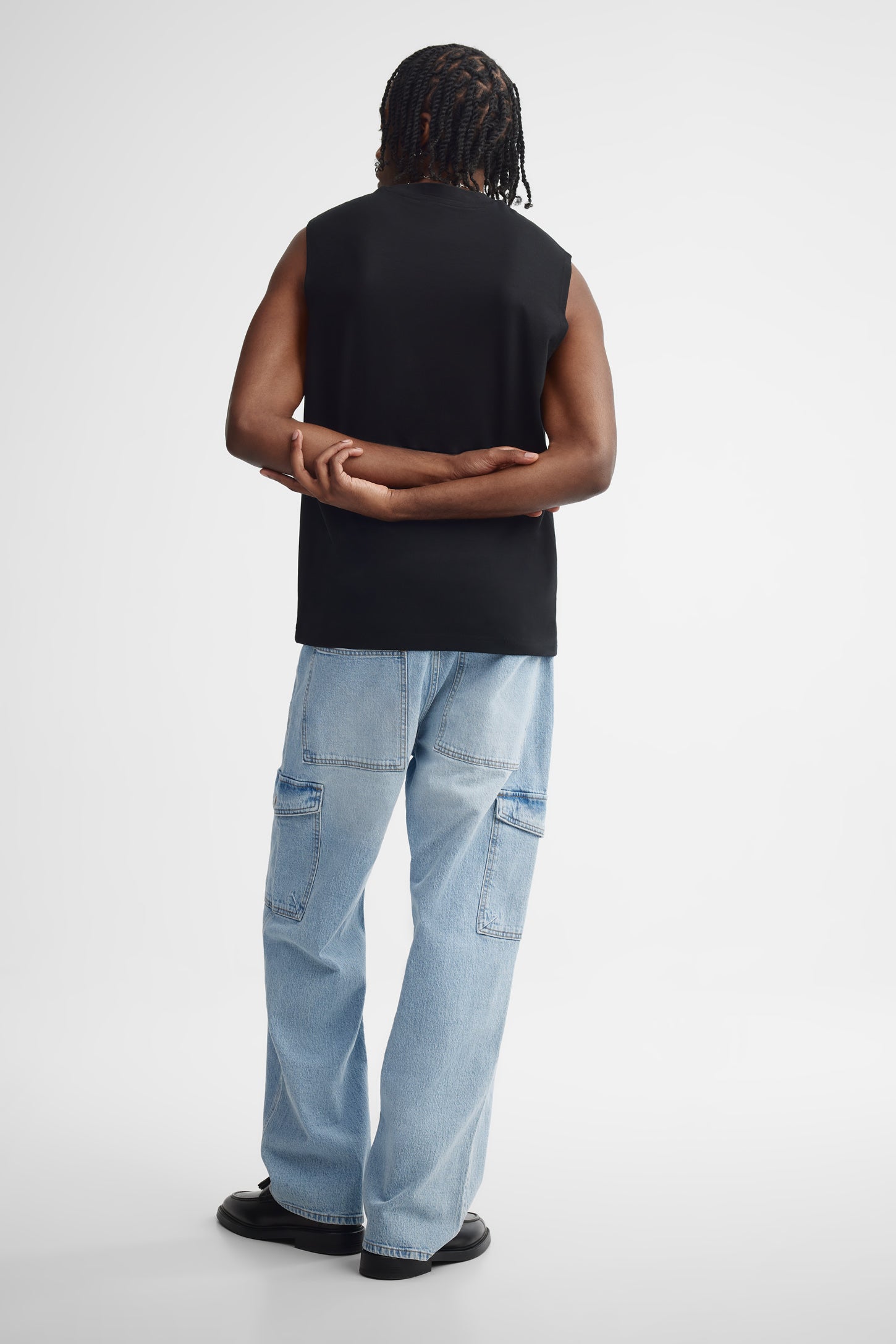 Camisole muscle coton - Homme && NOIR