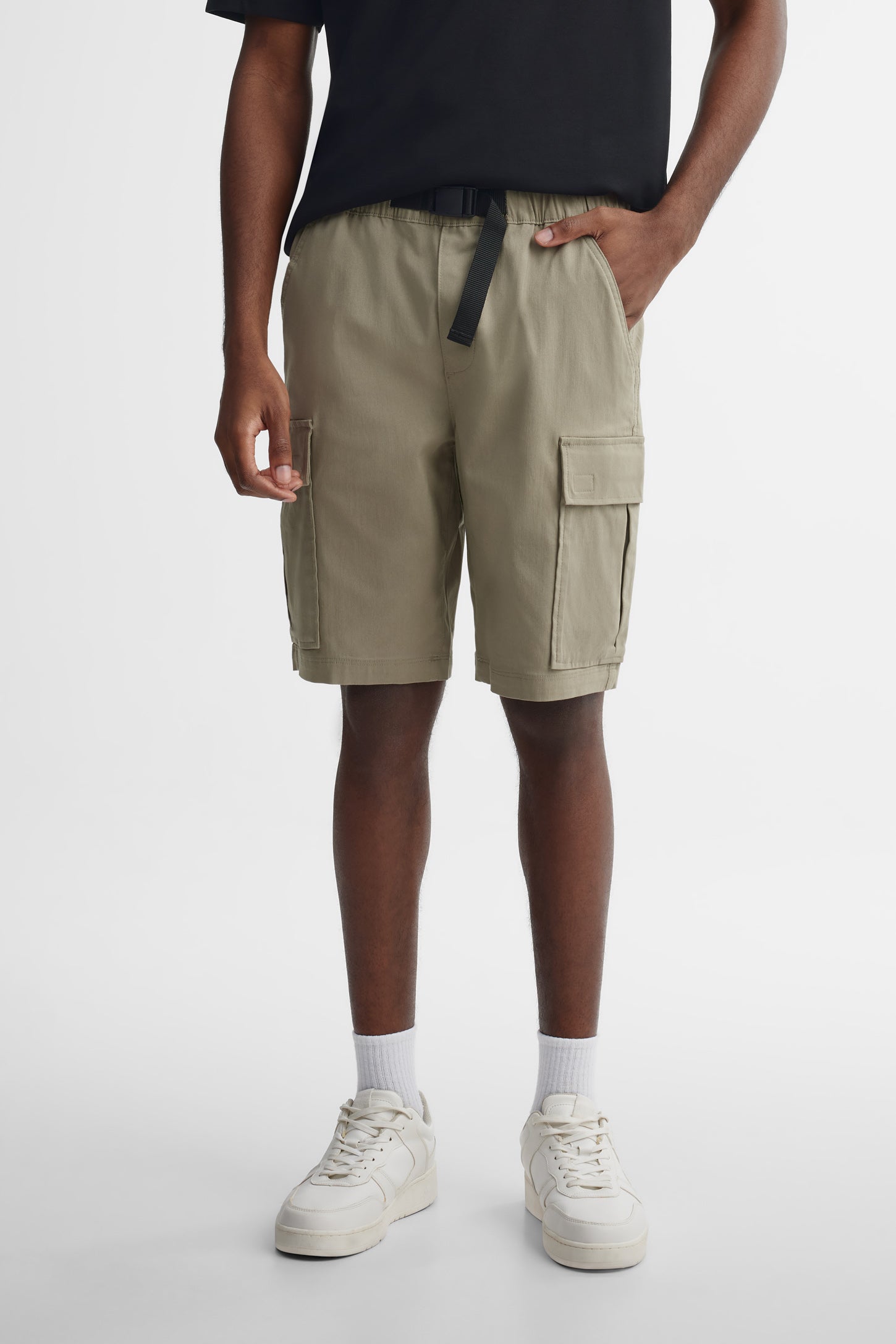 Short cargo - Homme && BEIGE
