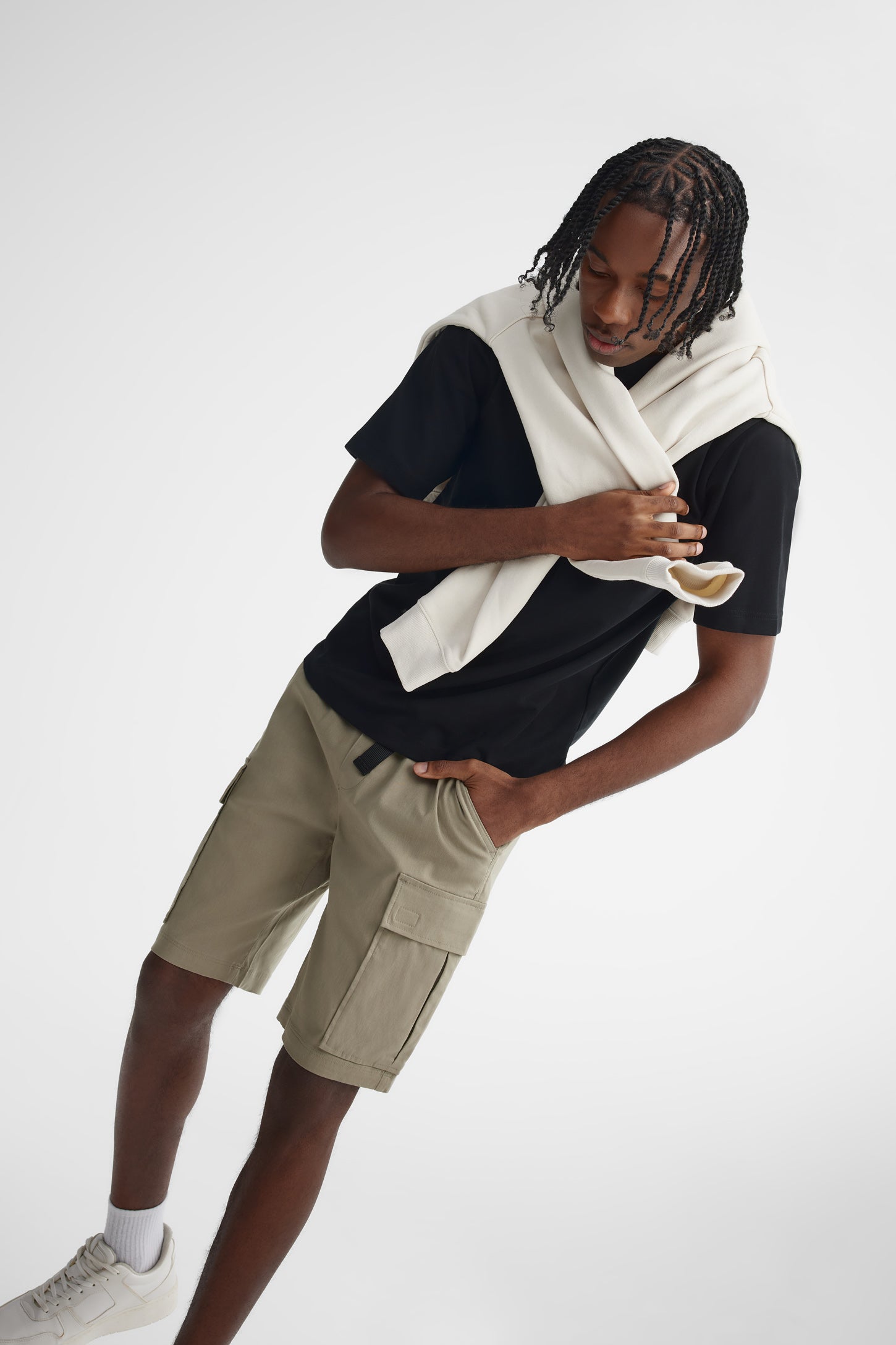 Short cargo - Homme && BEIGE