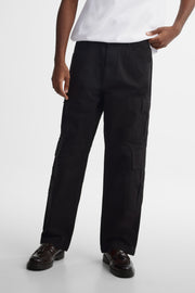Pantalon cargo ample - Homme && NOIR