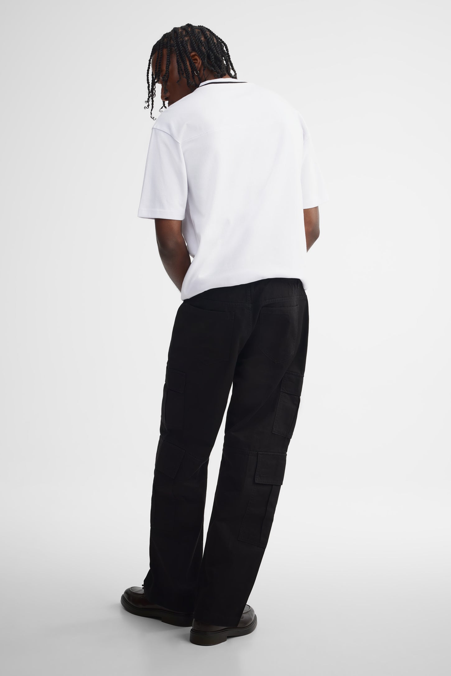 Pantalon cargo ample - Homme && NOIR